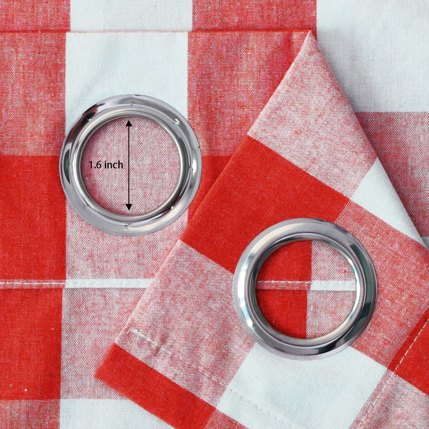 Buffalo Check Kitchen Curtains 36
