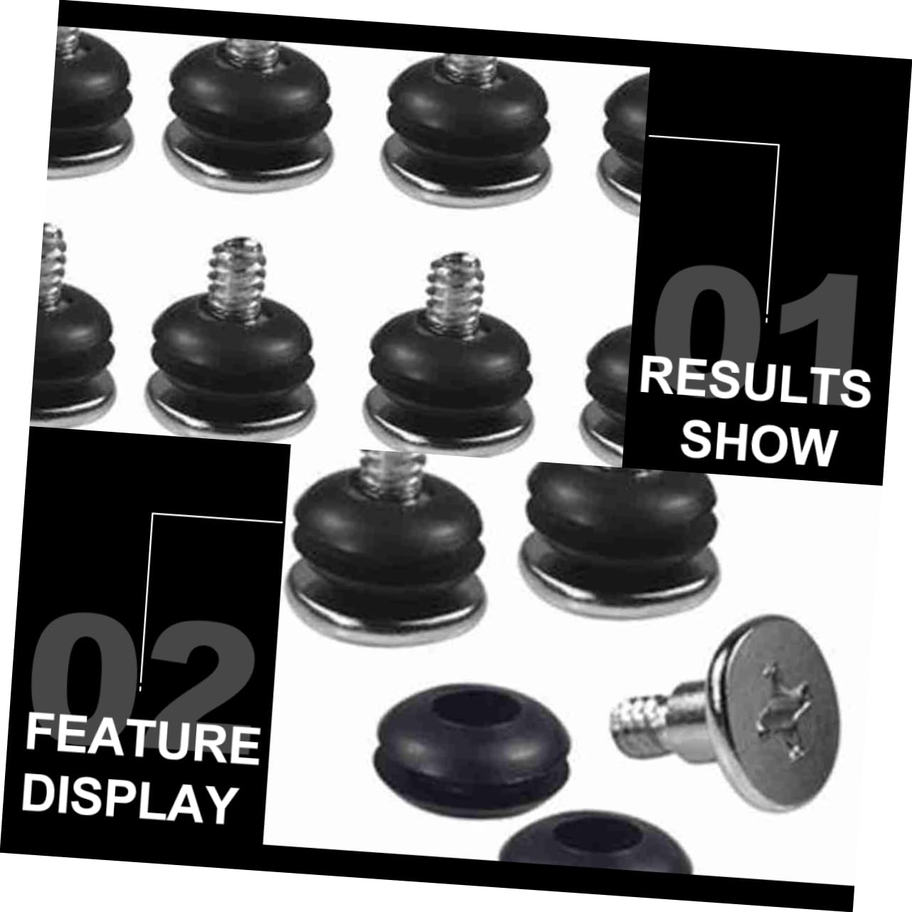 20pcs Hard Disk Damping Screws for Laptop & Computer Mounting | Motherboard & Hard Drive Standoffs | Shock-Absorbing Rubber Apron for Computer Cases | Ideal for Laptop Repair & PC Assembly