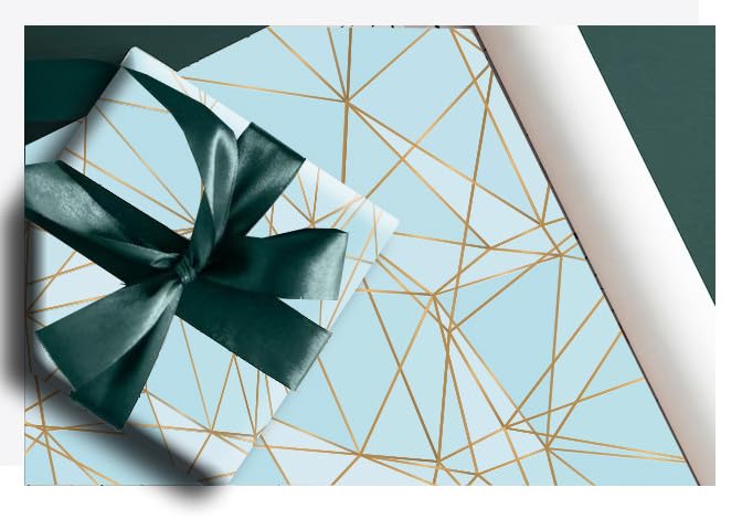 AccuPrints Premium Gift Wrapping Paper - 12 Multicolor Sheets for Birthday, Christmas & Holiday Present Wrapping - High-Quality Gift Wrap Rolls for All Occasions