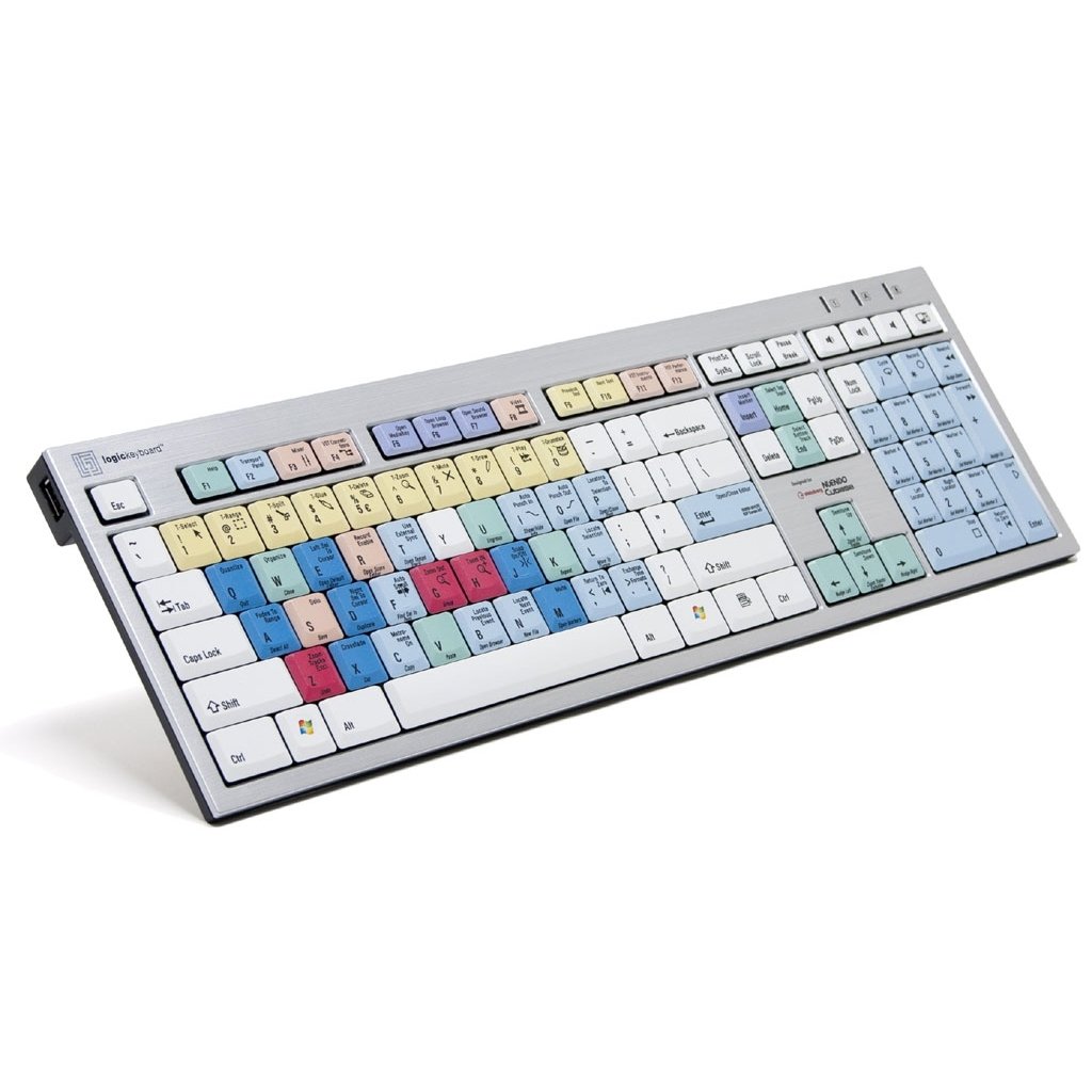 Logitech Slimline Keyboard for Steinberg Cubase on Windows PC - USB (Model LKBU-CBASE-AJPU-US) | Perfect for Music Production & Audio Editing Studios