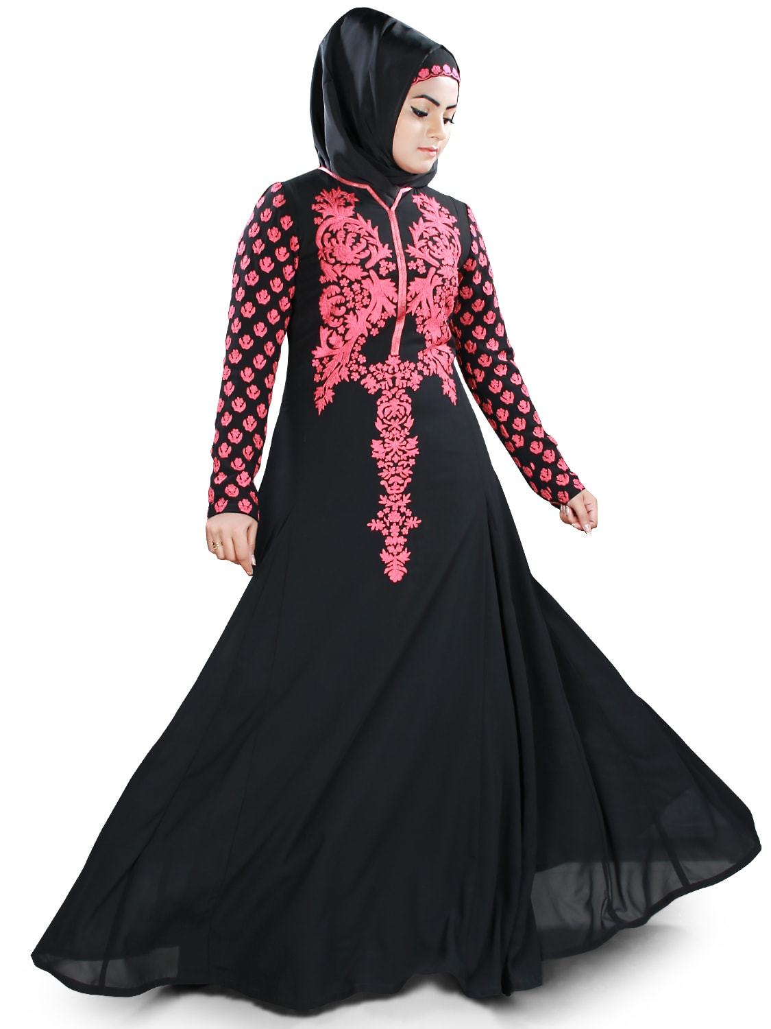 Elegant Alishba Abaya - Modest Muslim Women's Prayer Dress - Perfect for Prayer, Mosque, and Special Occasions