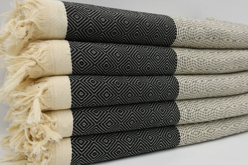 Soft and Cozy Black Four Seasons Blanket - All-Season Warmth for Bed, Couch, and Travel - Perfect for Home, Office, and Outdoor Use