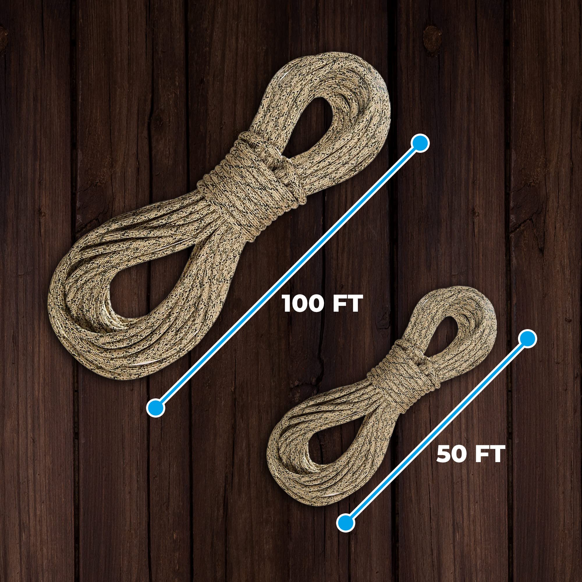 Premium Sterling OpLux Tactical Rope - USA Made High Strength Climbing Rope for Arborist Work, Rappelling, Rigging & Rescue Operations | Ideal for Outdoor Adventures, Emergency Situations & Professional Use