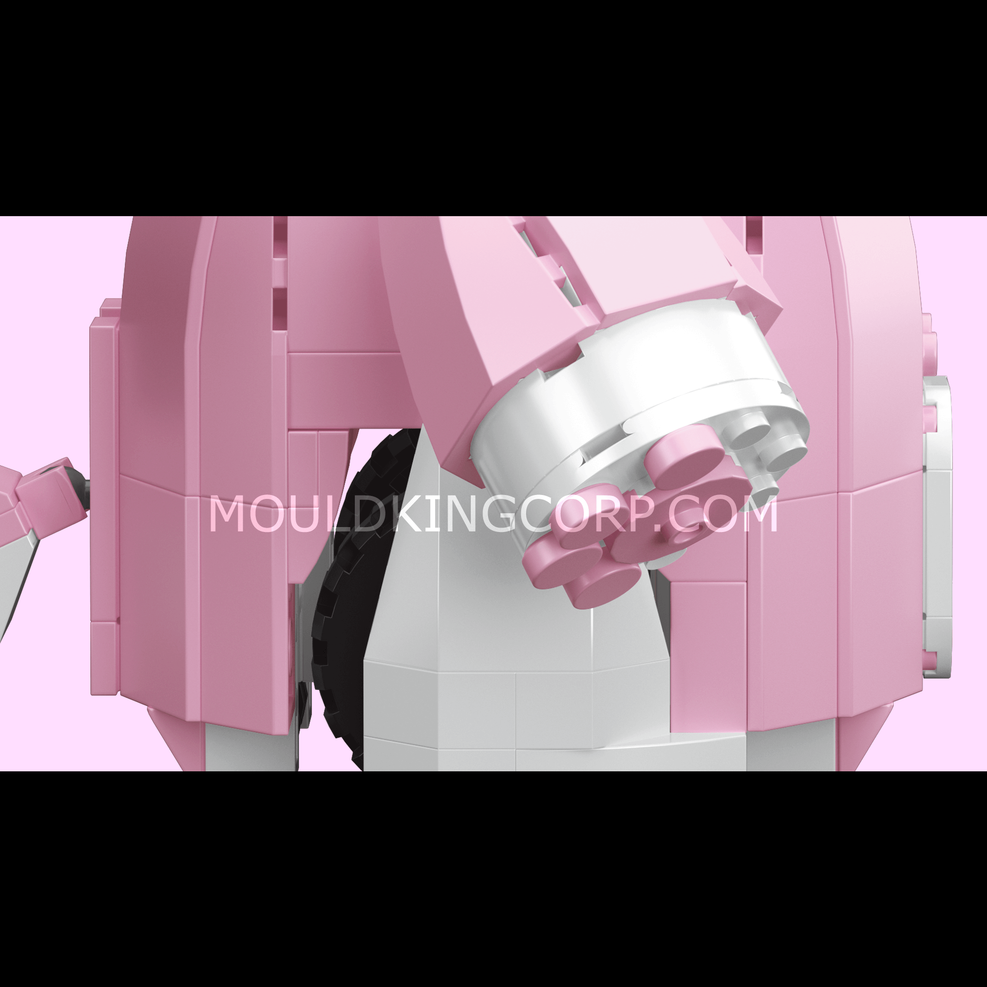 Mould King 13158 Pink Cute Fox Robot Building Set - 438 PCS STEM Educational Toy for Kids | Creative DIY Construction Kit for Birthday Gifts & Classroom Activities