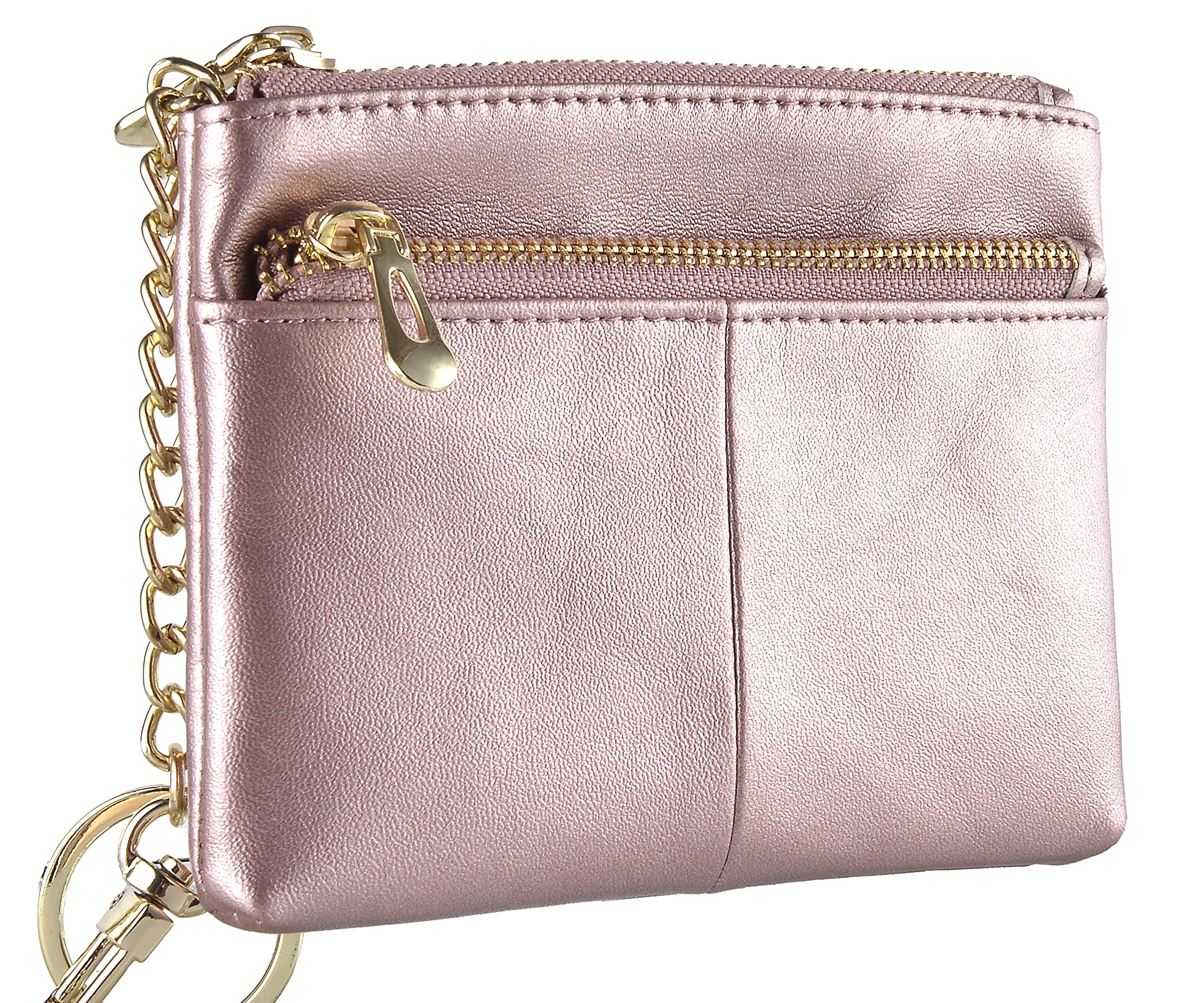 Beurlike Women's RFID Blocking Coin Purse - Small Leather Wallet for Cards, Cash & Keys | Compact Travel Wallet for Everyday Use, Shopping & Business Trips