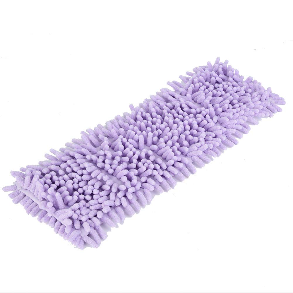 Eco-Friendly Replacement Pads for Flat Mop - Washable Microfiber Cleaning Pads for Home Floor Cleaning (Nordic Purple) - Perfect for Hardwood, Tile & Laminate Floors