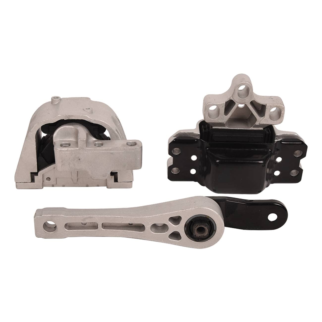 Aveland 3-Piece Engine Motor Mount & Left Transmission Mount Kit - Compatible with VW A3 GTI Jetta Quattro Beetle Eos Golf - Perfect for Smooth Ride & Vibration Reduction
