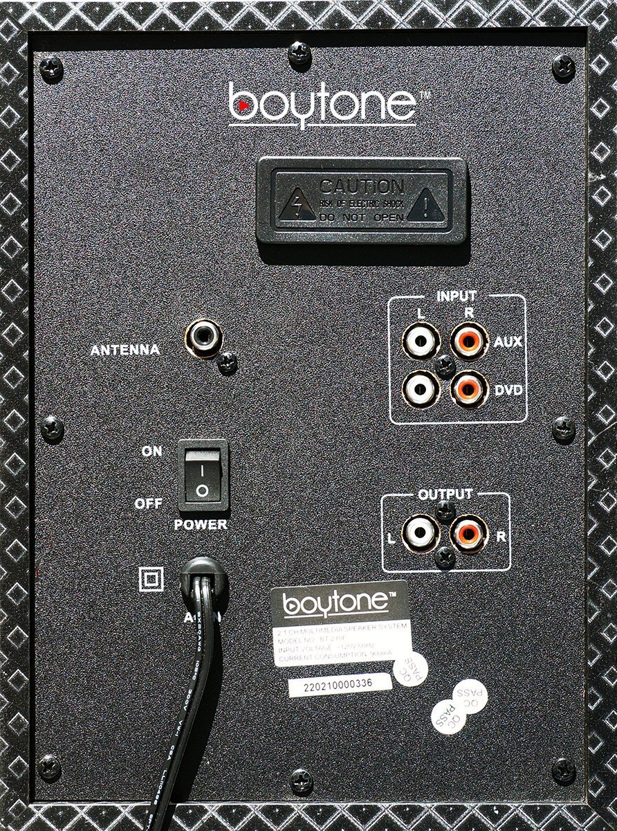 Boytone BT-210FD Wireless Bluetooth Speaker - 30W Powerful Bass, Clear Sound & FM Radio with Remote Control, AUX Port (Renewed) - Perfect for Home, Parties & Outdoor Gatherings
