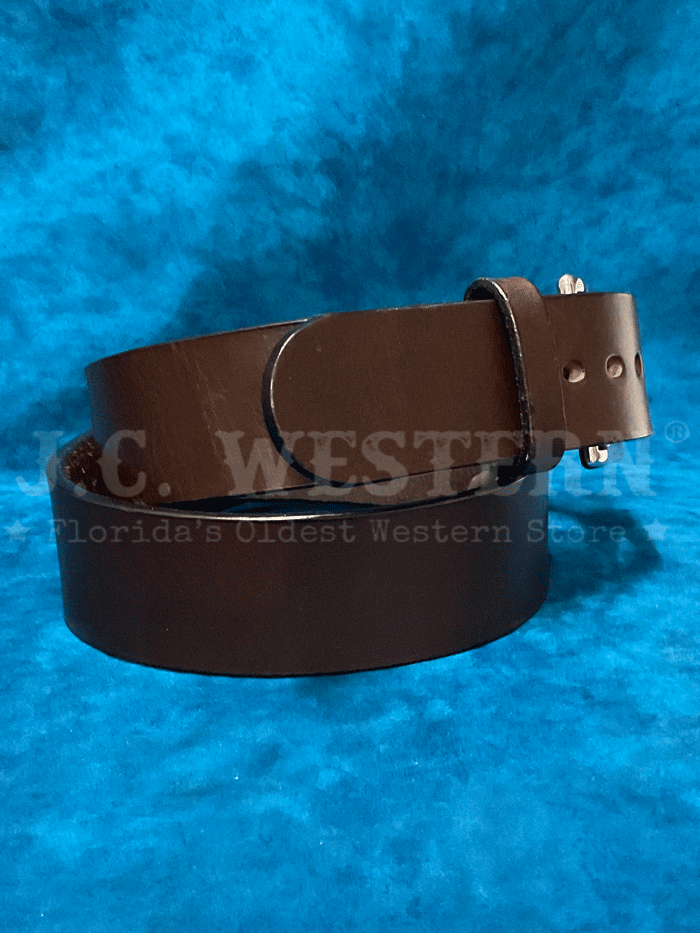 Gingerich 1008 36 Men's Gunsmoke Smooth Heavyweight Extra Wide Gun Belt - Dark Brown Leather Belt for Concealed Carry & Western Style Outfits