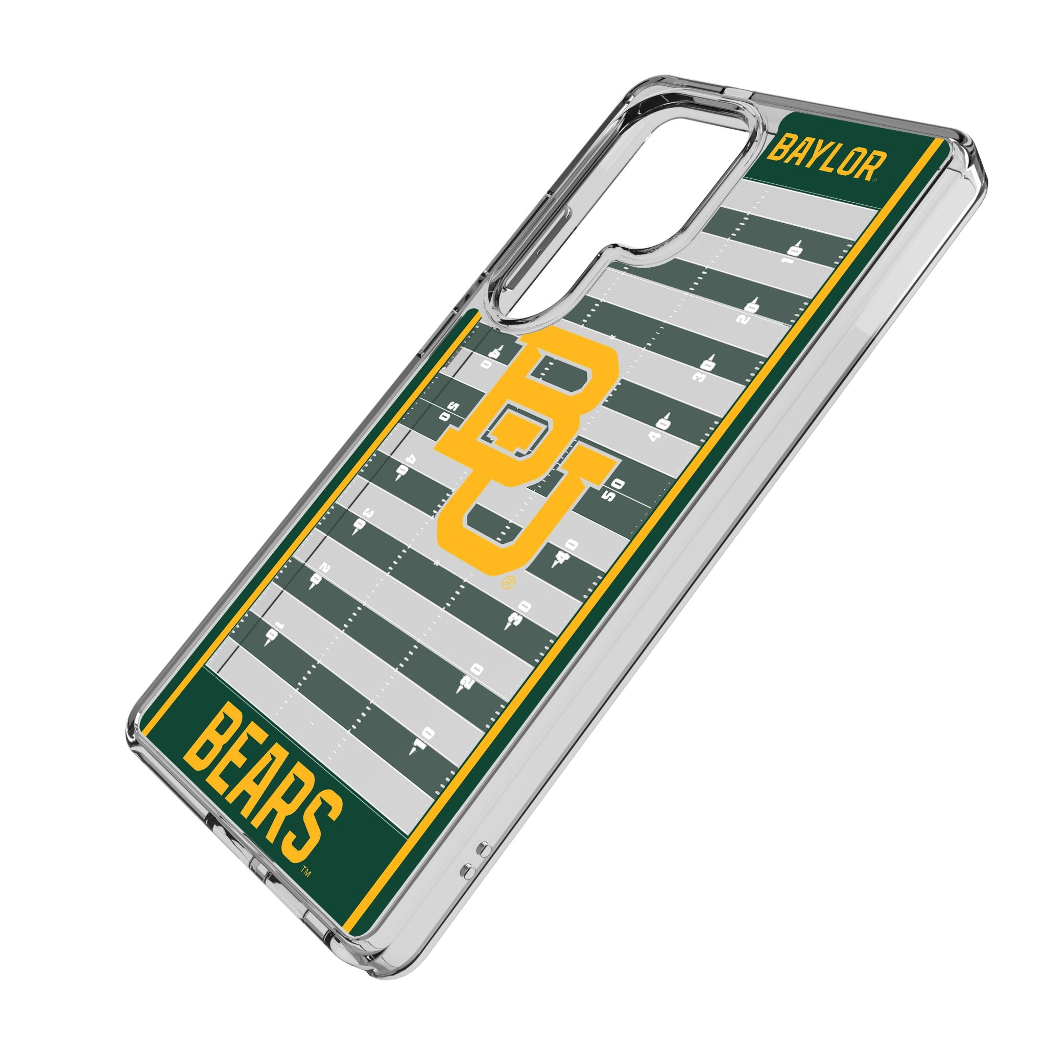Baylor University Bears Samsung Galaxy Phone Case - Durable Field Clear Protective Cover for Football Games, School Events & Daily Use