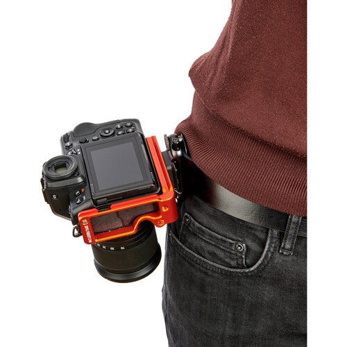 3 Legged Thing Zooey QD L Bracket for Nikon Z8 Camera (Copper) - Quick Release Plate for Tripod & Monopod, Perfect for Photography & Videography
