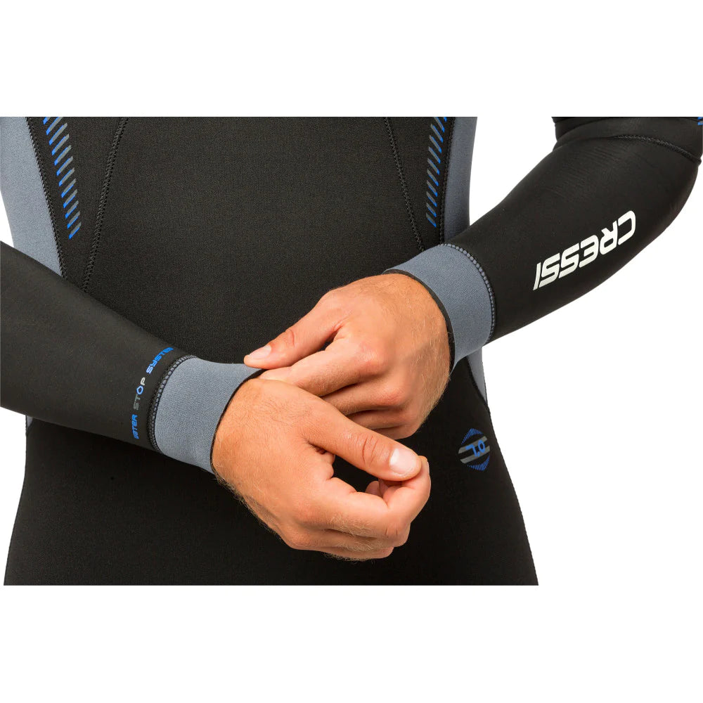 Cressi Fast 7mm Men's Wetsuit - Premium Neoprene Diving Suit for Scuba, Snorkeling & Spearfishing | Warm Water Protection & Maximum Mobility
