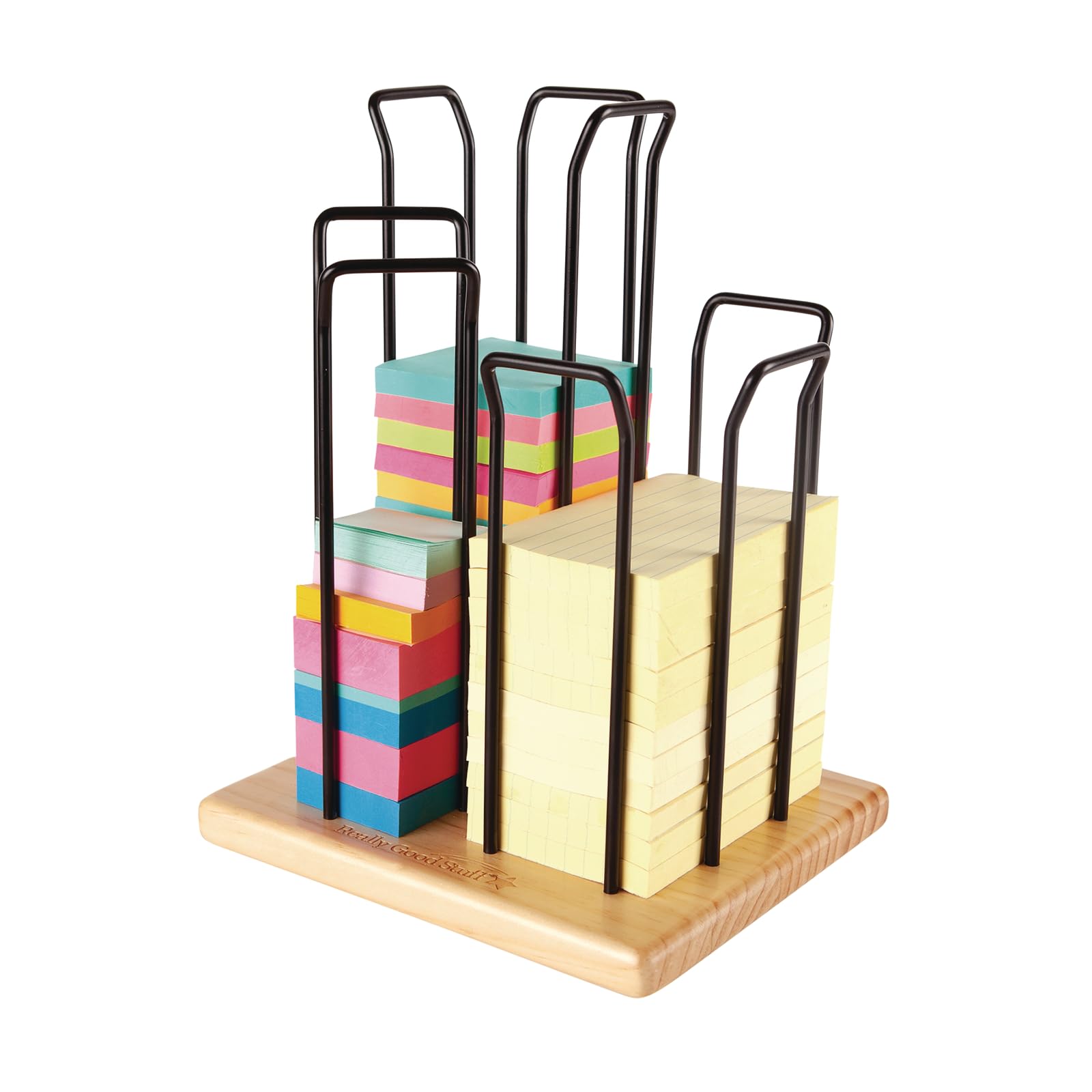 Sticky Note Holder - Self-Adhesive Memo Pad Organizer for Office, School & Home - Perfect for Desk, Wall & Bulletin Board Organization