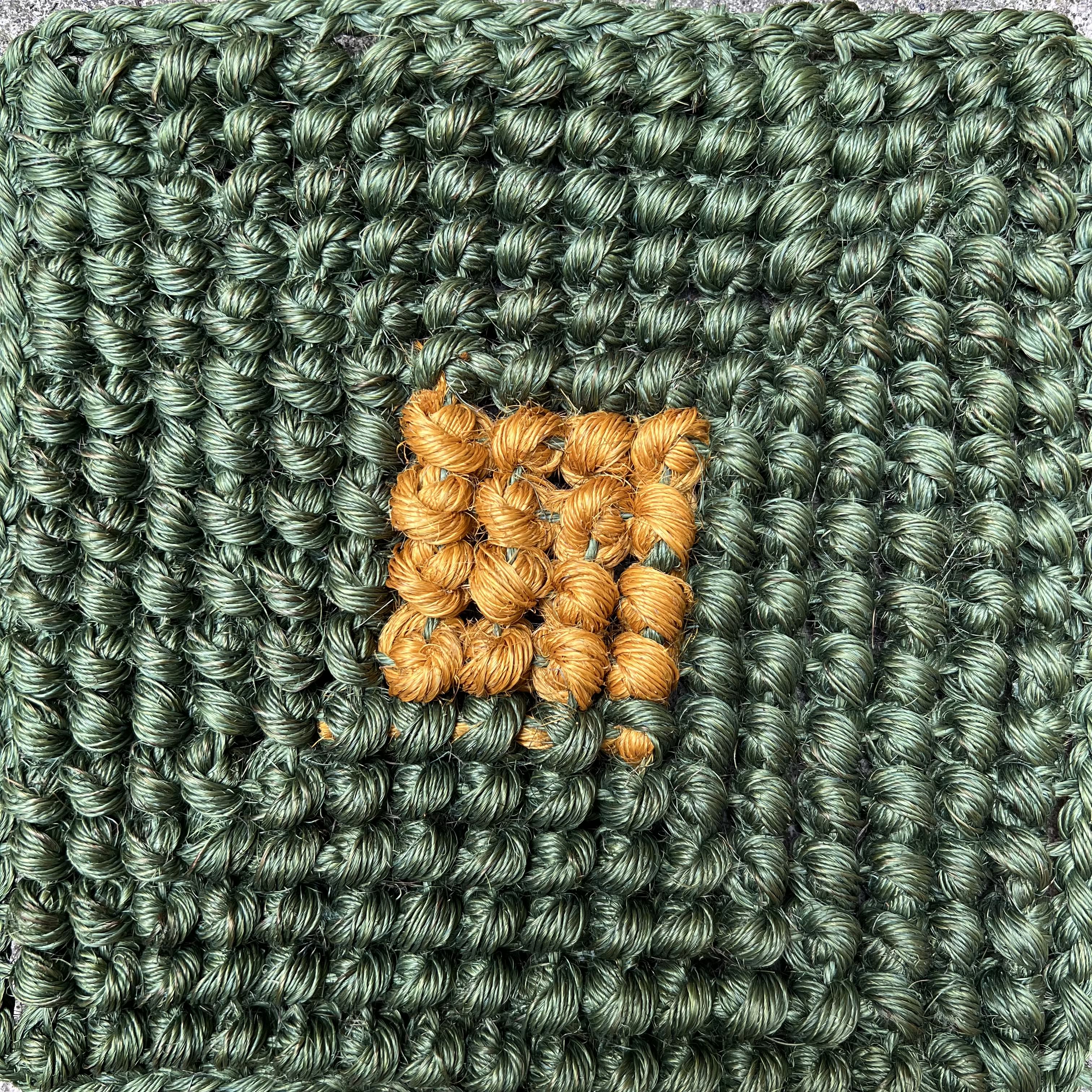 Handmade Knotted Rug - Barichara Green | Boho Chic Home Decor for Living Room, Bedroom & Office
