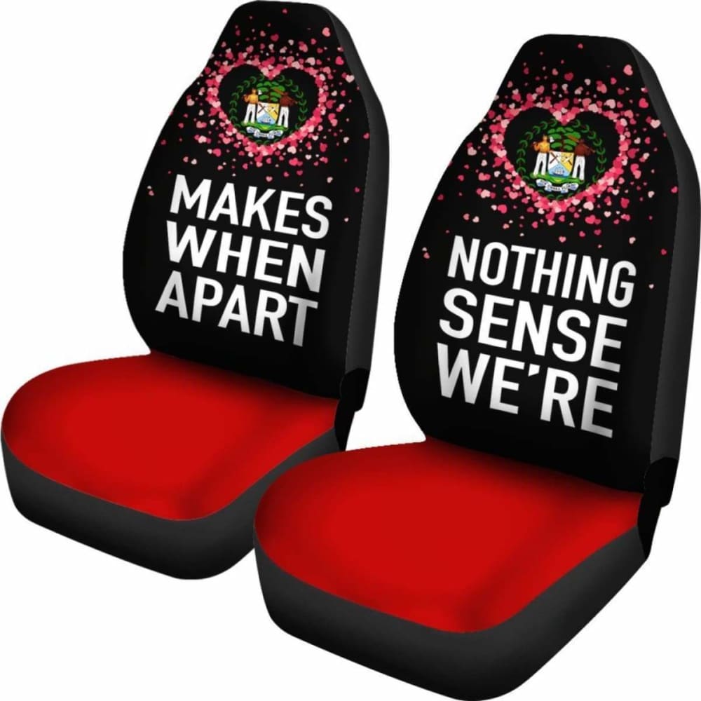 Premium Belize Car Seat Covers for Couples - Valentine's Day Gift Set of 2 - Soft & Durable Seat Protectors - Perfect for Cars, Trucks & SUVs - Romantic Gift Idea for Anniversaries & Special Occasions