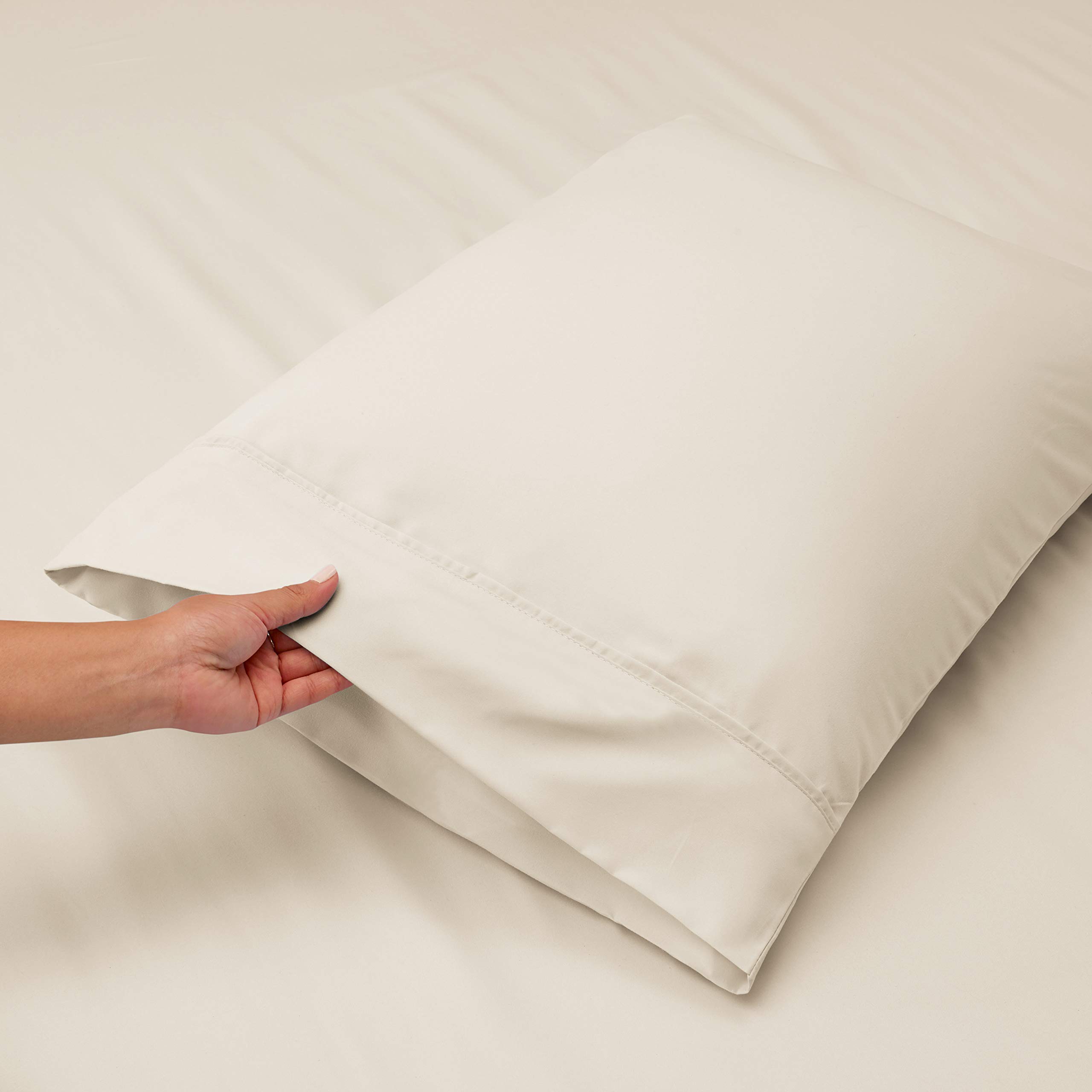 Luxury 100% Cotton 800 Thread Count King Size Sheet Set - 4 Piece Hotel Quality Bedding with 15