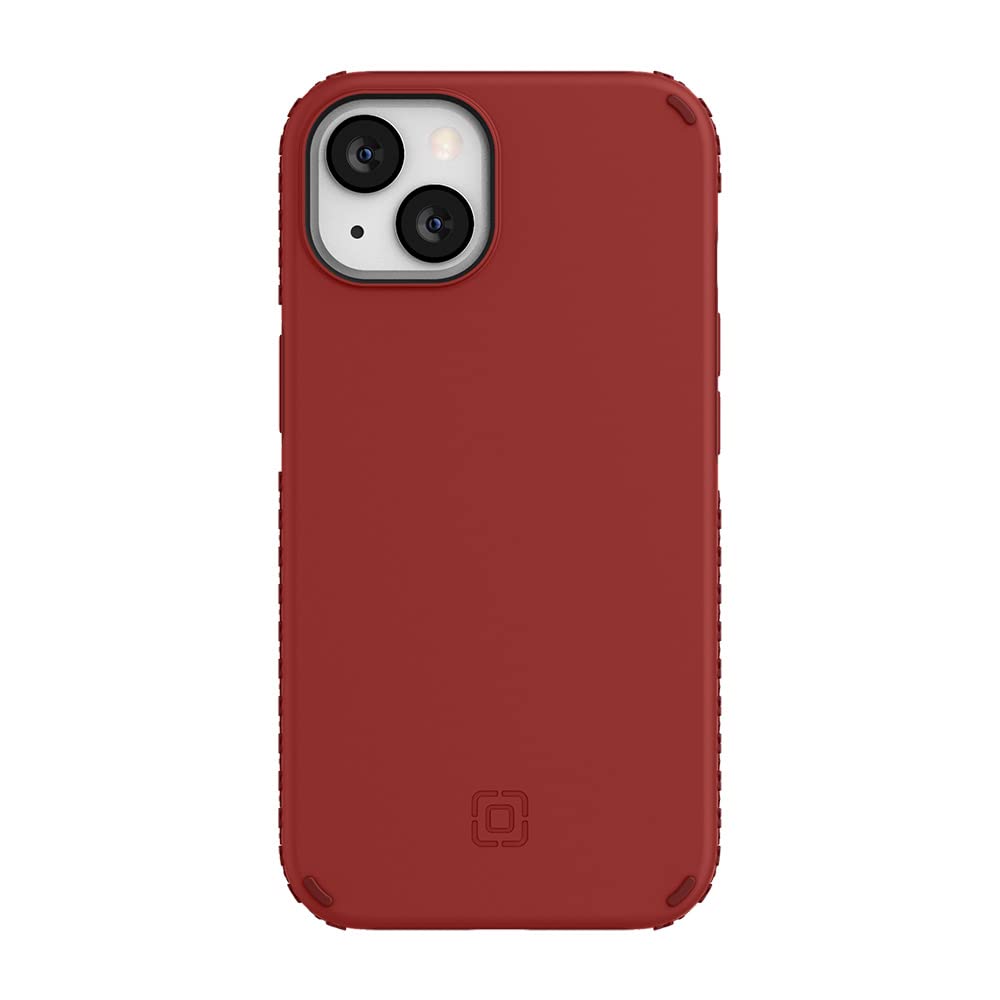 Incipio Protective Grip Case for iPhone 13 - Shockproof & Anti-Slip Cover (Red) - Perfect for Outdoor Activities, Sports & Daily Use