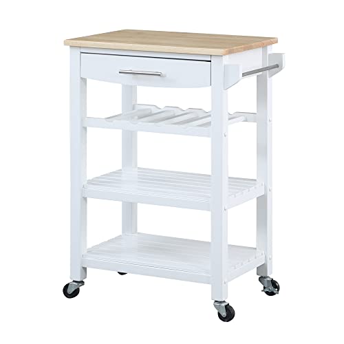 White/Butcher Block