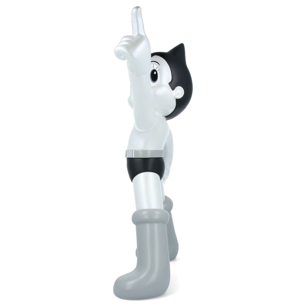 Astro Boy Hope Pointing Pearl Black Vinyl Figure (49 cm) - Perfect for Anime Collectors, Home Decor, and Gift Giving
