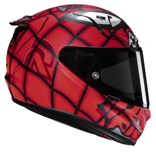 RPHA 12 Maximized Venom Motorcycle Helmet - Lightweight, DOT & ECE Certified for Safety - Perfect for Racing, Street Riding & Long-Distance Touring