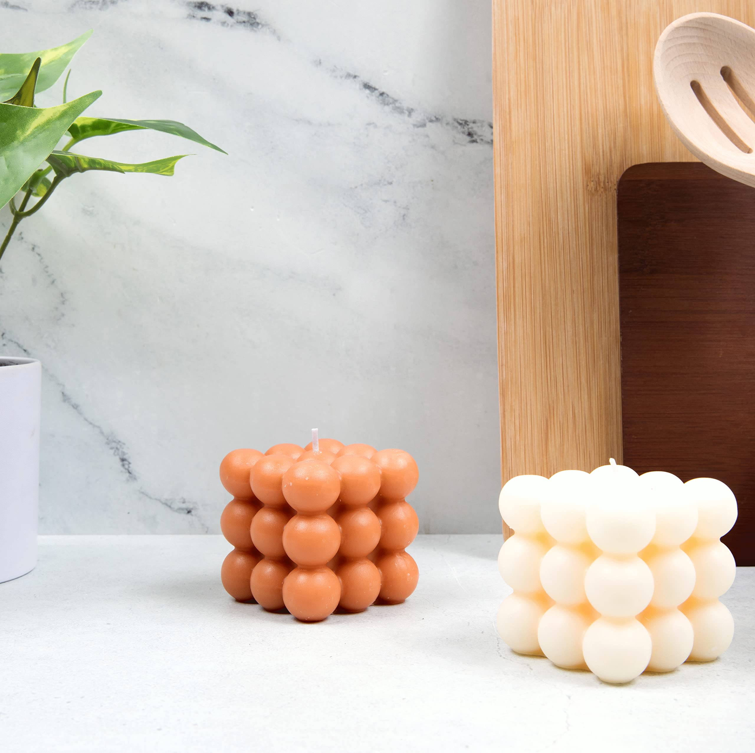 Loftern Scented Soy Wax Bubble Candle - Handmade Home Decor for Relaxation