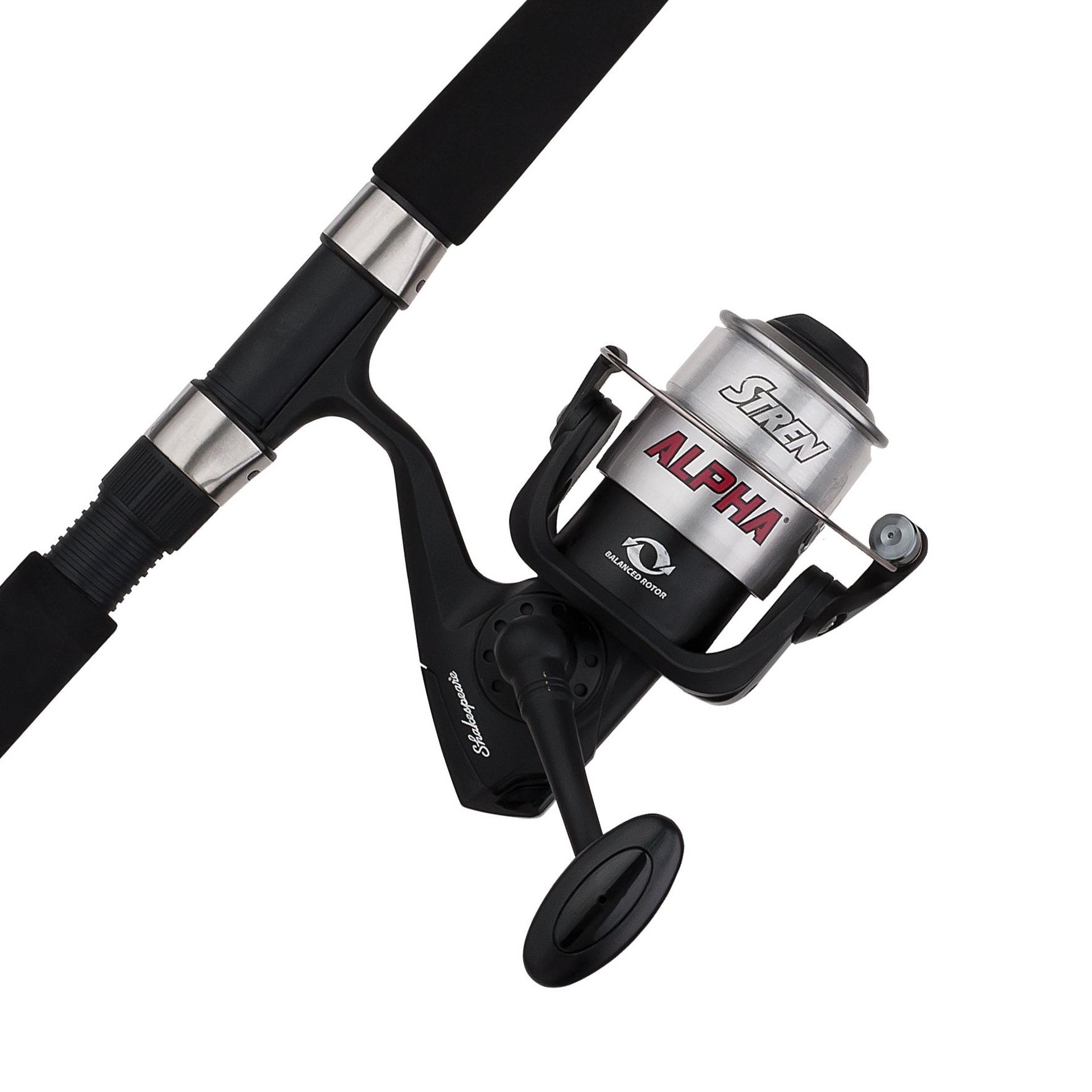 Alpha® Spinning Combo Fishing Rod and Reel Set - Lightweight Graphite Freshwater/Saltwater Combo for Bass, Trout, and Walleye - Perfect for Shore Fishing, Boat Angling, and Kayak Adventures