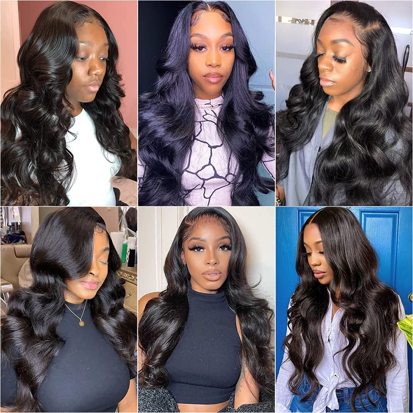 30 Inch Tape in Hair Extensions - 40pcs Body Wave Human Hair Weft - 100g Seamless Clip-in Extensions (Darkest Brown) for Volume & Length - Perfect for Parties, Weddings & Daily Styling