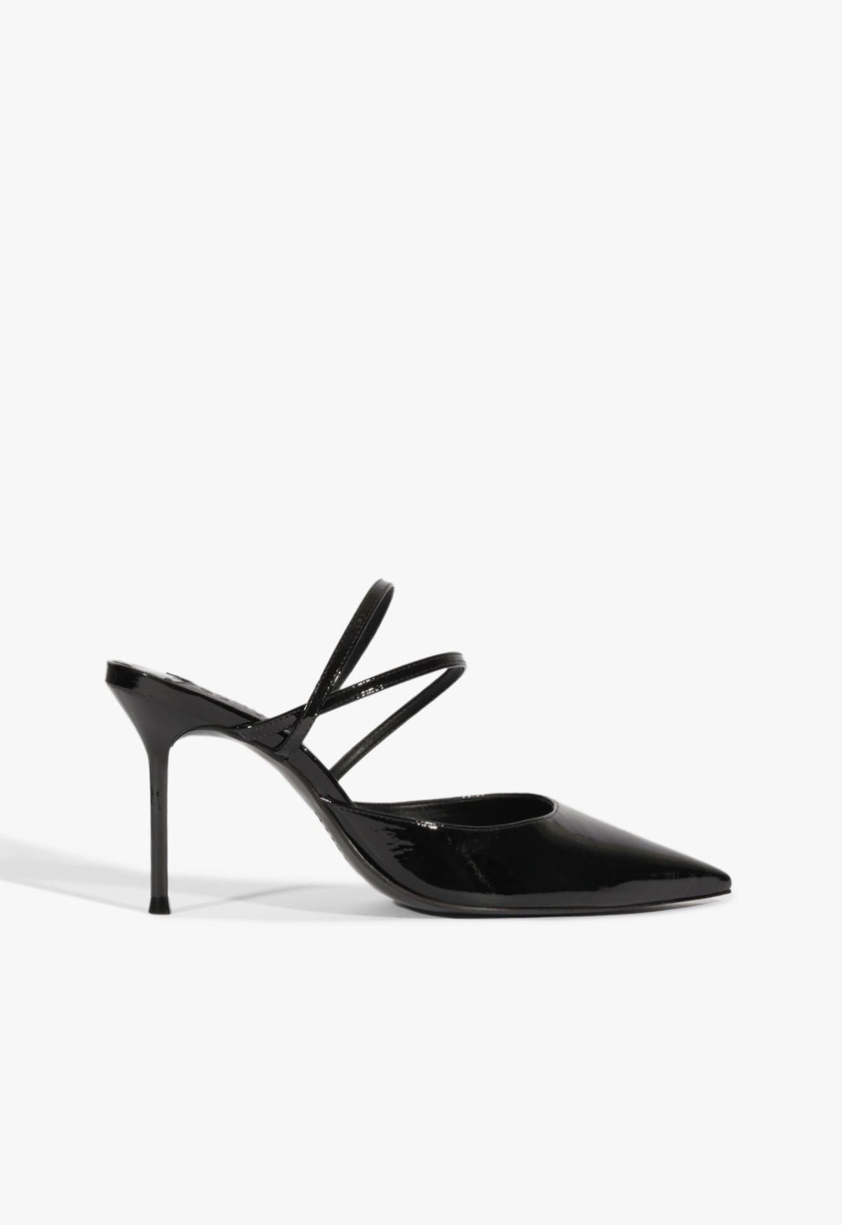 Annie Patent Leather Pump Shoes - R25 Mid Heel Height 2.5