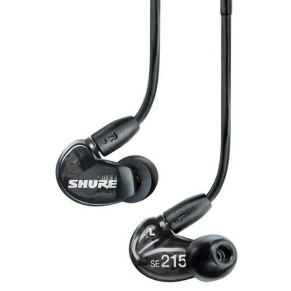 Shure SE215-CL Professional Sound Isolating In-Ear Monitor Earphones with Triple Flange Sleeves (3 Pairs) - Clear | High-Fidelity Audio, Noise Isolation for Musicians, DJs & Audiophiles | Perfect for Live Performances, Studio Recording & Commuting