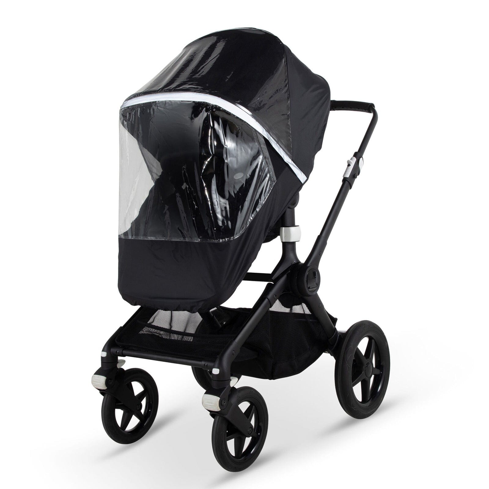 Bugaboo Fox/Cameleon/Kangaroo Waterproof Stroller Rain Cover - Black Weather Protection for Baby Strollers - Perfect for Rainy Days & Outdoor Adventures