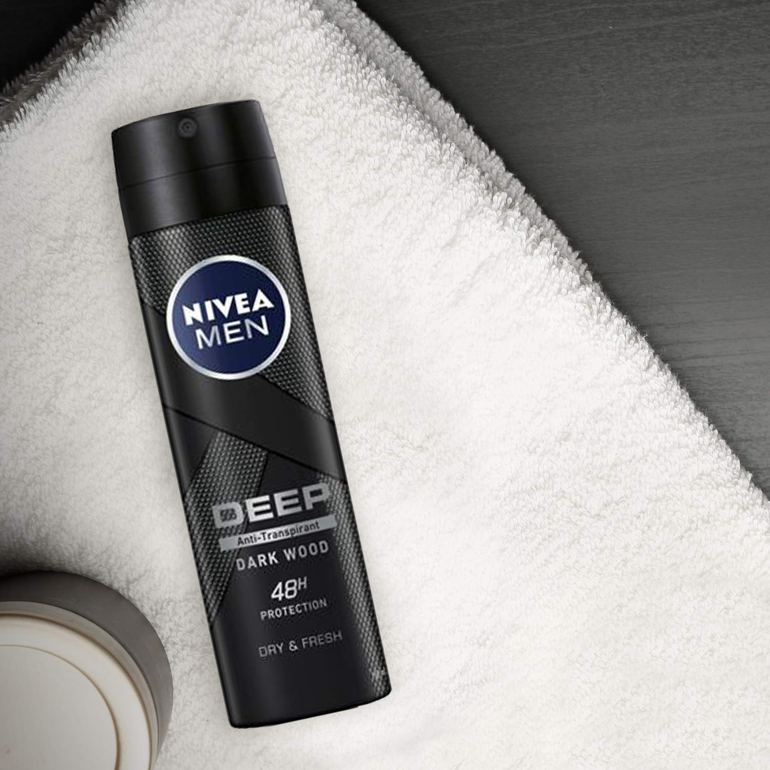 Nivea Men Profond Moisturizing Cream 150ml for Dry Skin - Hydrating Face & Body Lotion for Men, Ideal for Daily Skincare Routine & After Shave Care