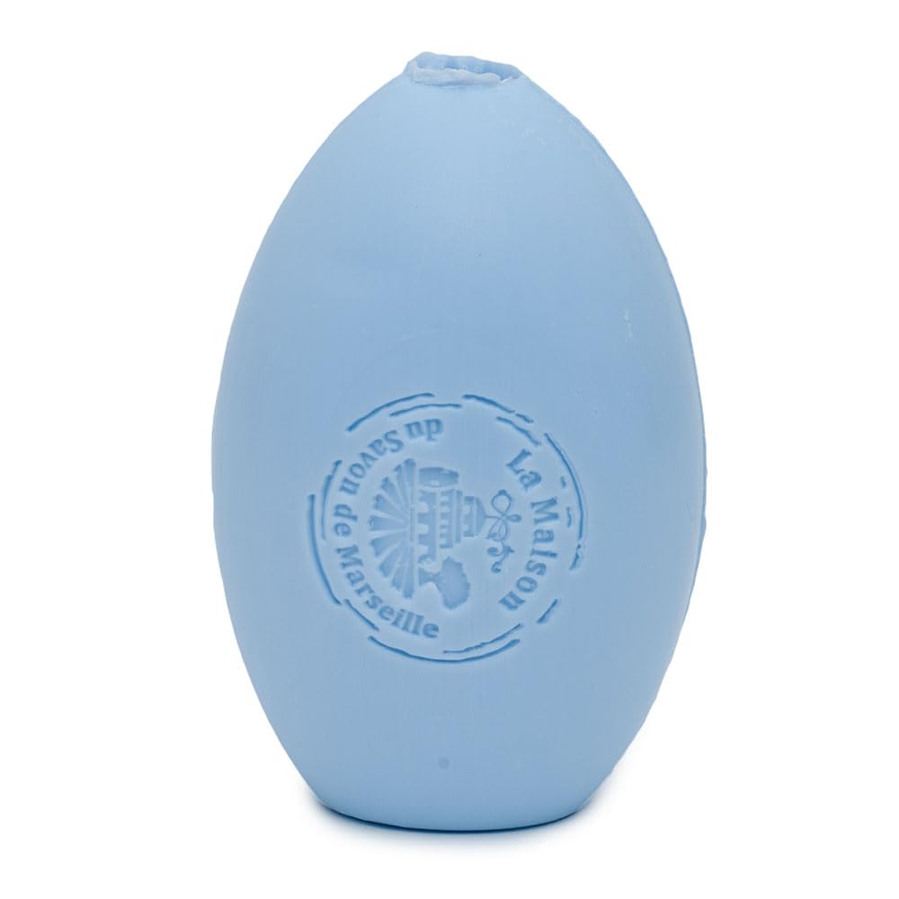 La Maison du Savon de Marseille - French Wall-Mounted Rotating Argan Oil Soap Refill (9.5 Oz) - Natural Hand & Body Wash with Lotus Flower Fragrance - Perfect for Bathroom, Spa, and Luxury Home Use
