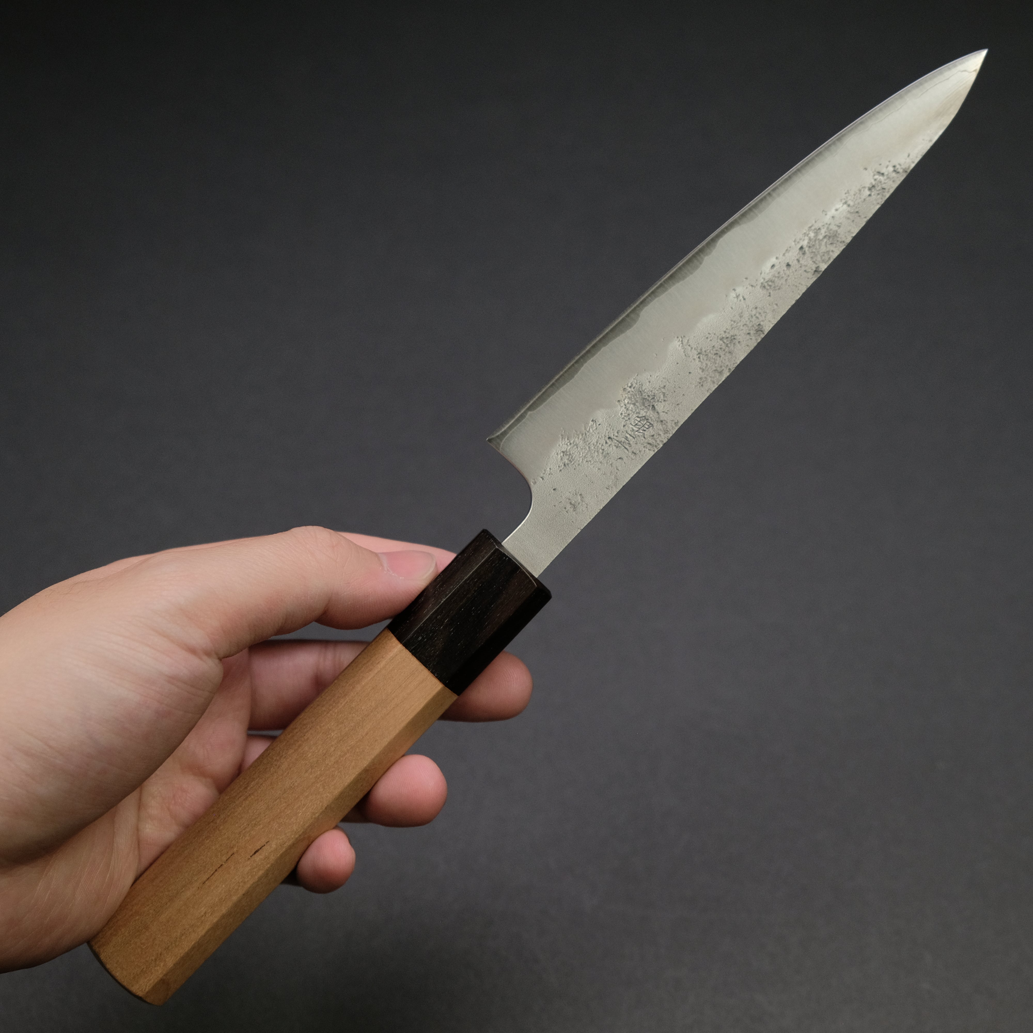 Hitohira Futana S3 Nashiji Petty Knife 135mm - Japanese Stainless Steel Blade with Cherry Wood Handle - Perfect for Slicing, Peeling & Precision Kitchen Tasks