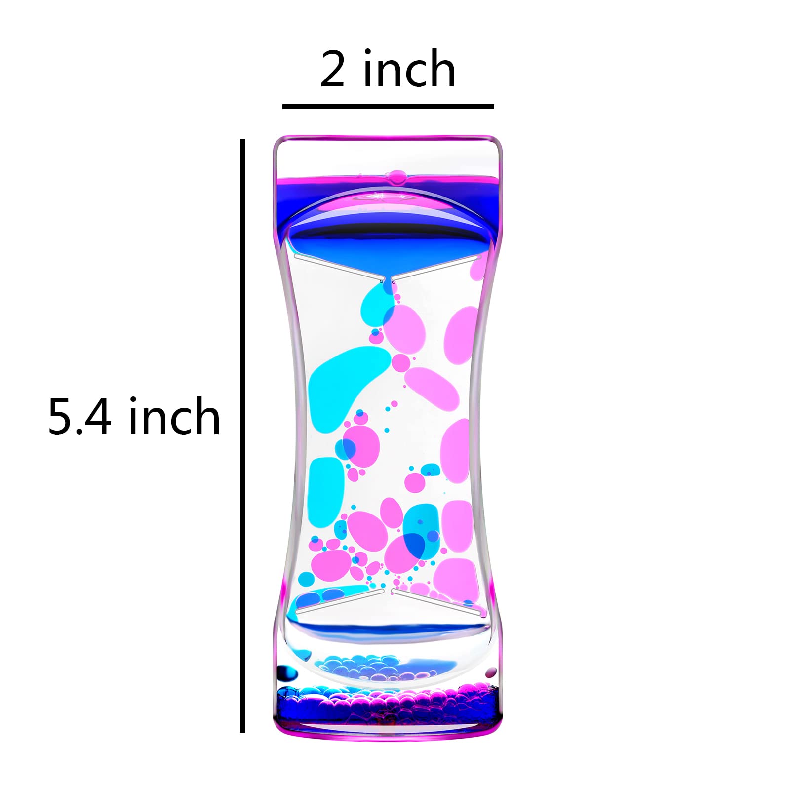 FKYTION Liquid Motion Bubbler, Diamond Penguin Timer & Moving Sand Art - 3-Pack Relaxing Desk Toys for Stress Relief, ADHD & Office Decor | Perfect Gift for Kids & Adults | Calming Sensory Fidget Toys for Anxiety Relief & Focus