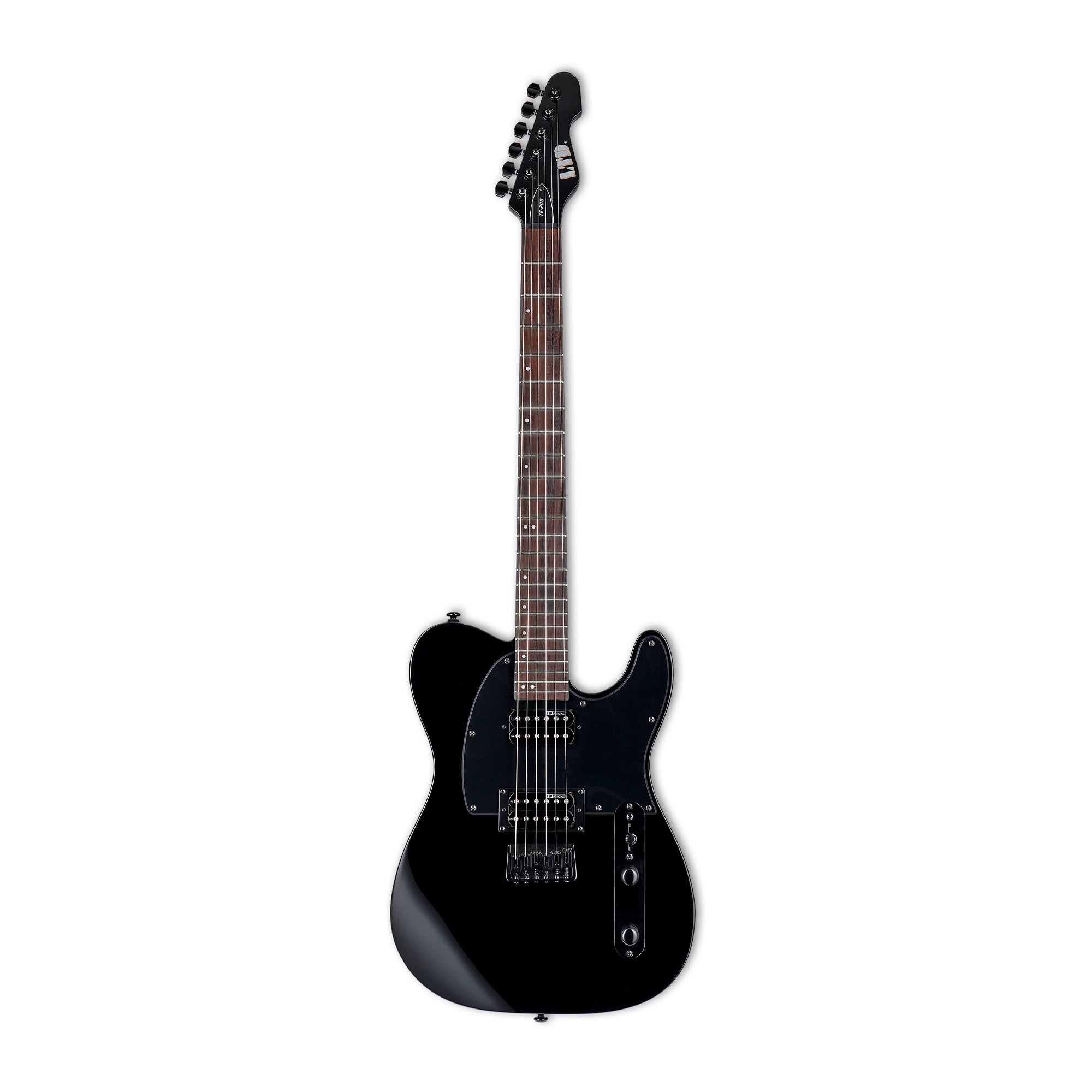 ESP LTD TE-200 Solid Body Electric Guitar - Black | Professional Quality for Rock, Metal & Stage Performances
