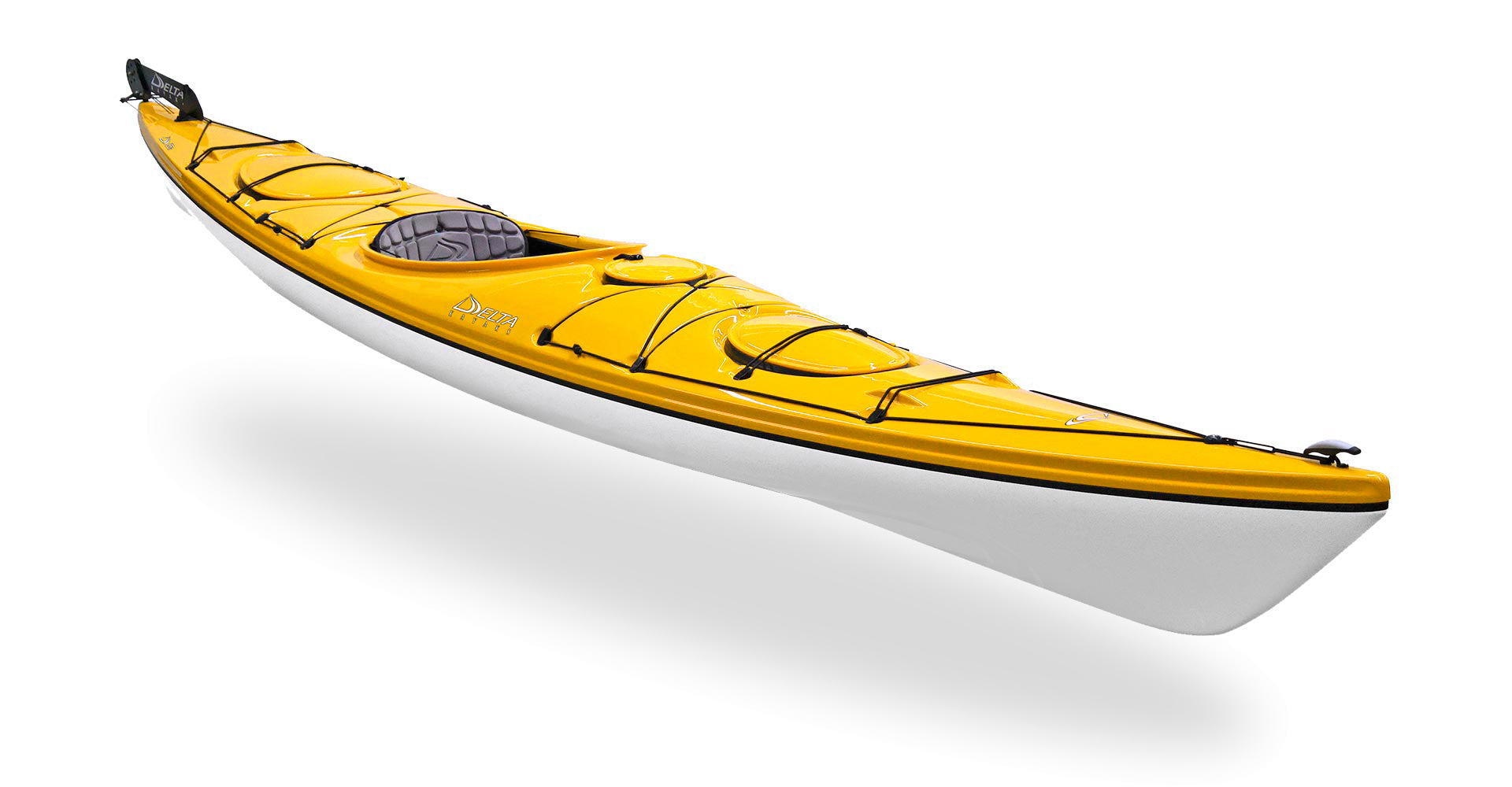 Delta 15.5GT Kayak with Rudder System - Lightweight Touring Kayak for Lakes & Rivers | Perfect for Fishing, Camping and Water Exploration