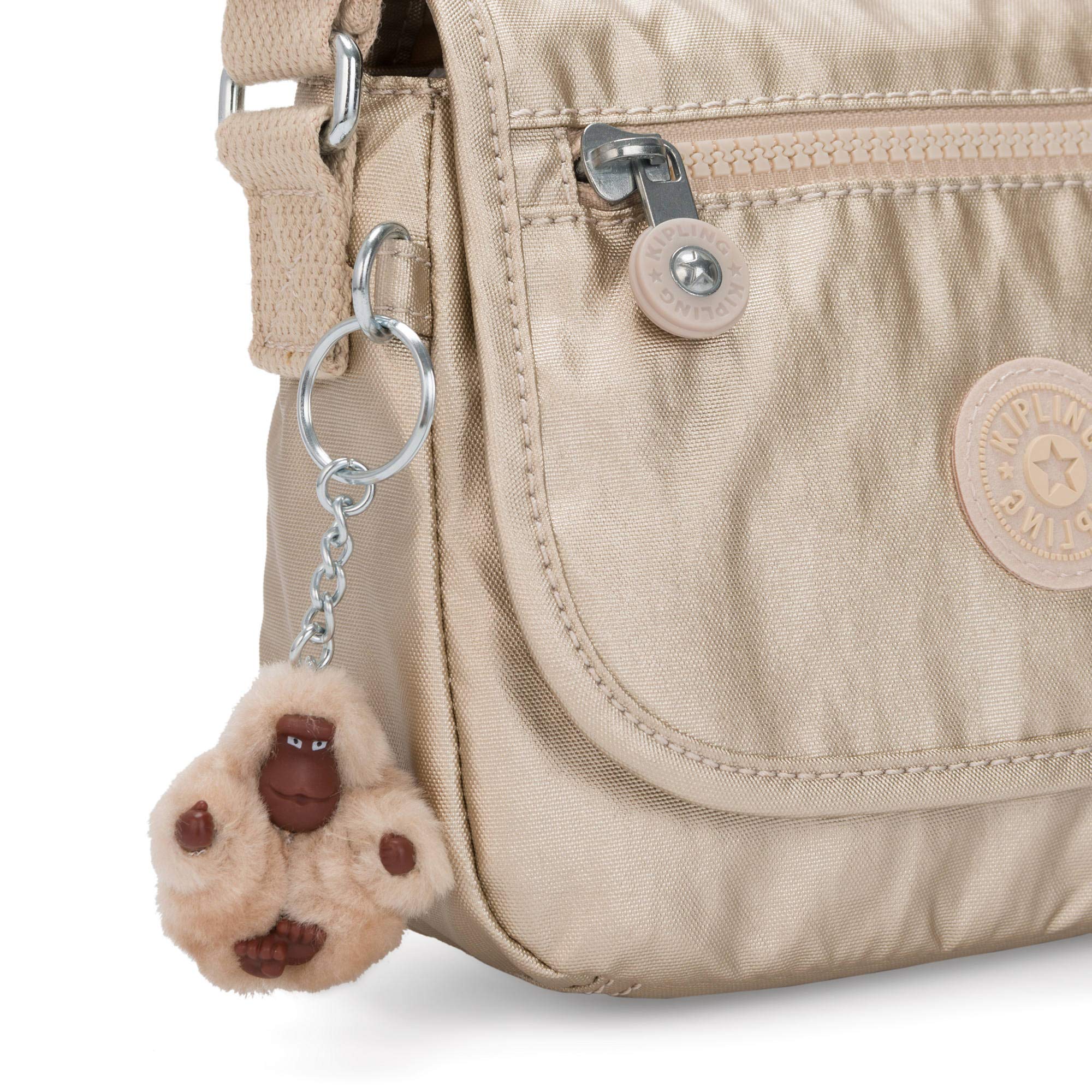Kipling Sabian Metallic Crossbody Mini Bag - Stylish & Compact Purse for Women | Perfect for Travel, Shopping & Everyday Use