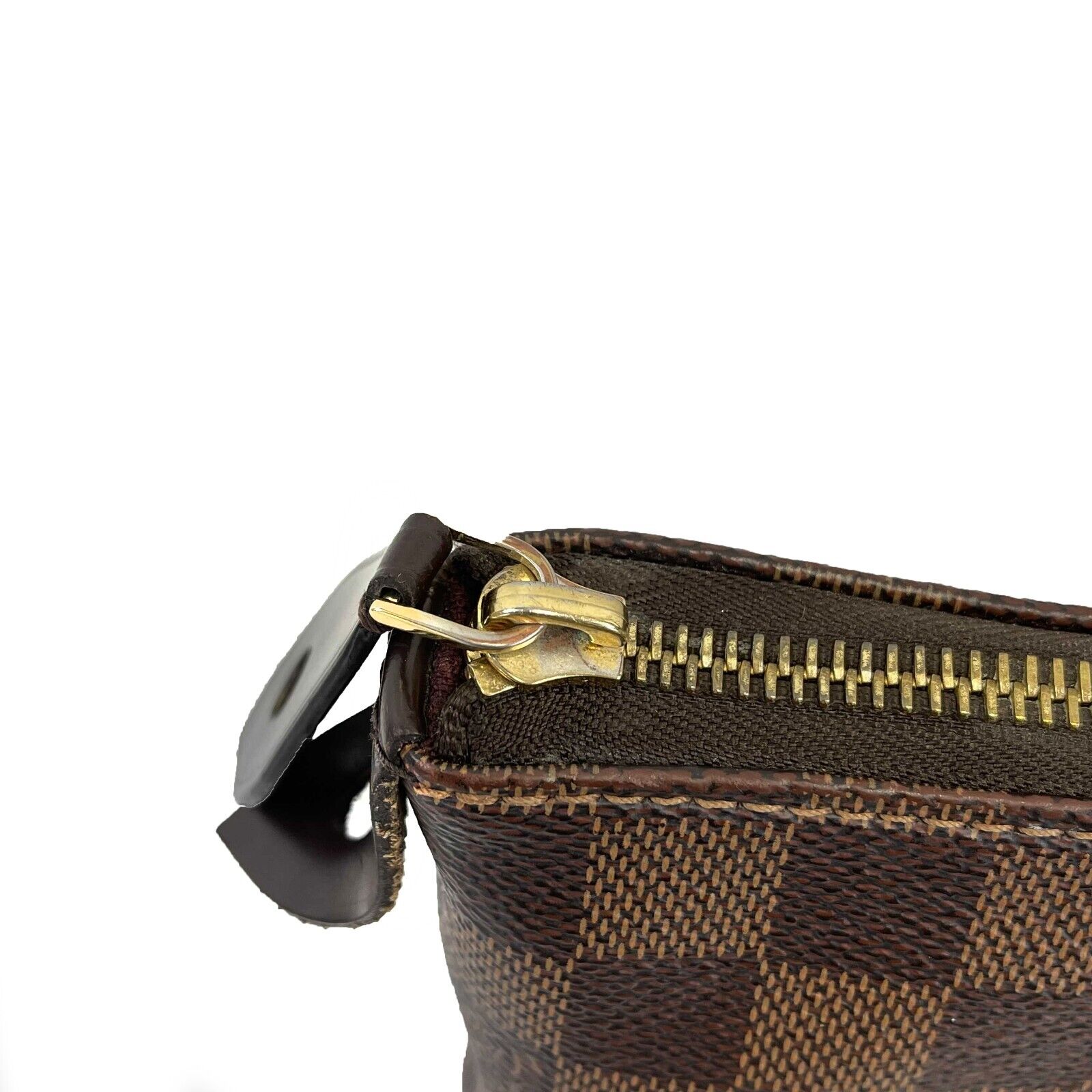 Louis Vuitton Lena PM Tote Bag in Damier Ebene Brown - Lock & Key Included | Stylish Designer Handbag for Work, Travel & Everyday Use
