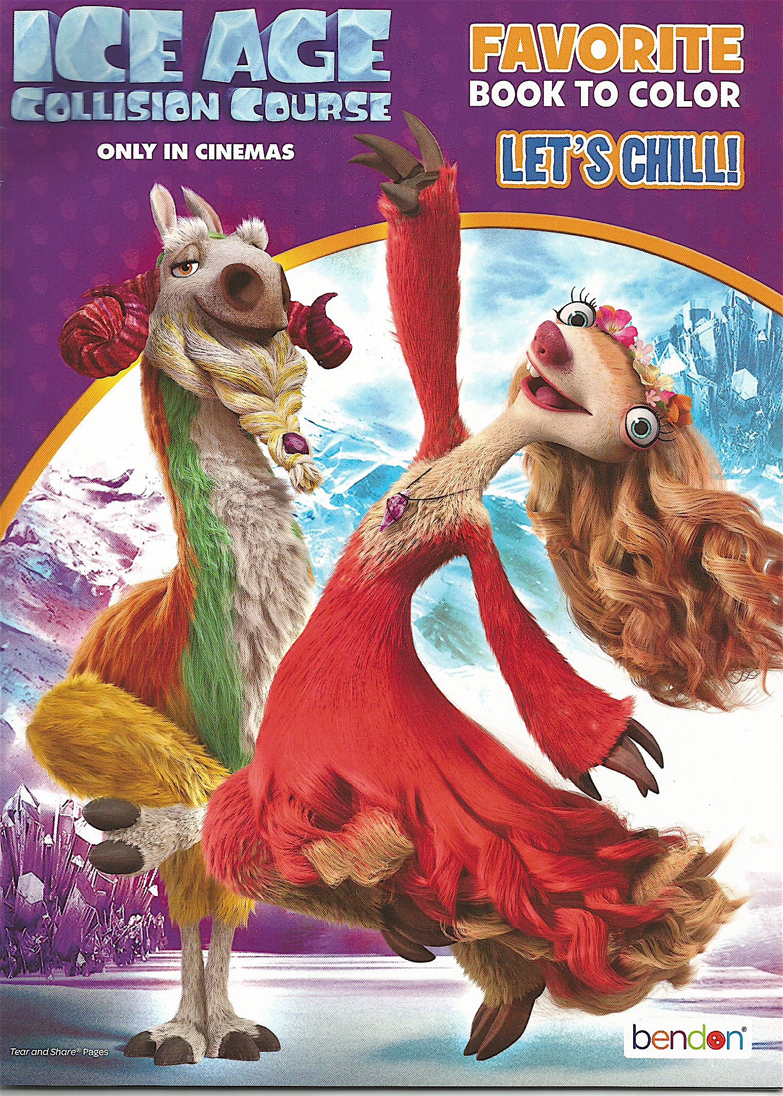 Ice Age Collision Course Coloring Book for Kids - Fun Dinosaur & Animal Coloring Pages - Perfect for Birthday Gifts, Party Favors & Creative Playtime