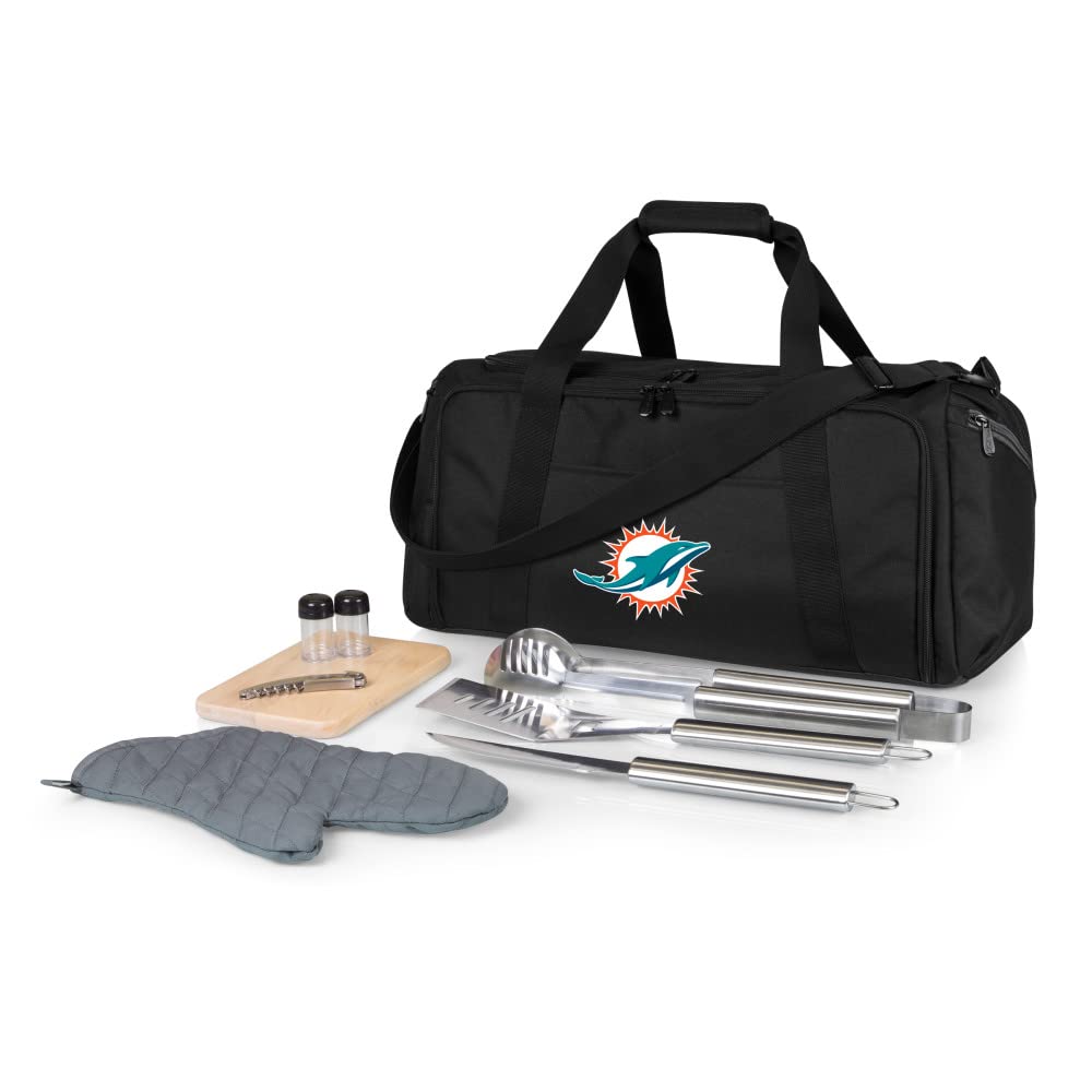 NFL BBQ Kit & Cooler Tote Set with Grill Tools and Picnic Accessories - Perfect for Tailgating, Backyard Parties & Outdoor Gatherings