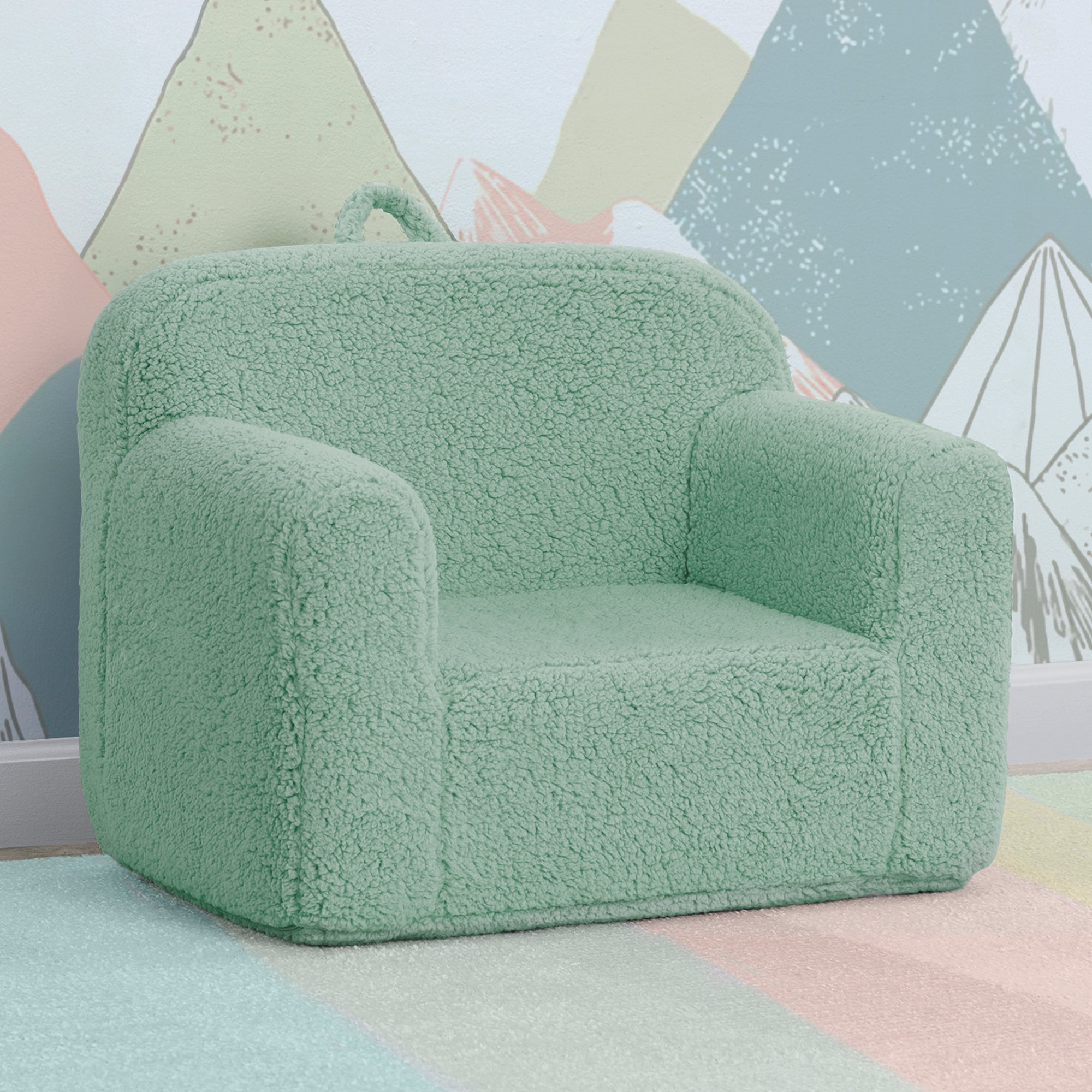 Cozy Sherpa Chair for Kids - Soft & Warm Children's Lounge Chair - Perfect for Reading, Gaming & Relaxing in Bedroom or Playroom