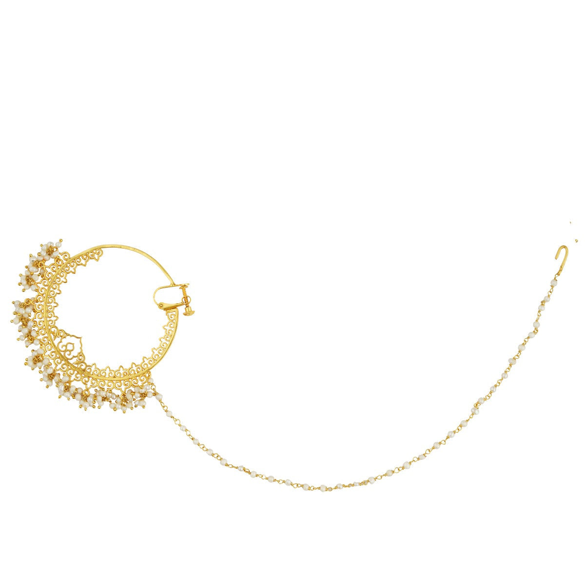 Chandramukhi Nath - Authentic Indian Handmade Jewelry for Women | Perfect for Weddings, Festivals & Special Occasions