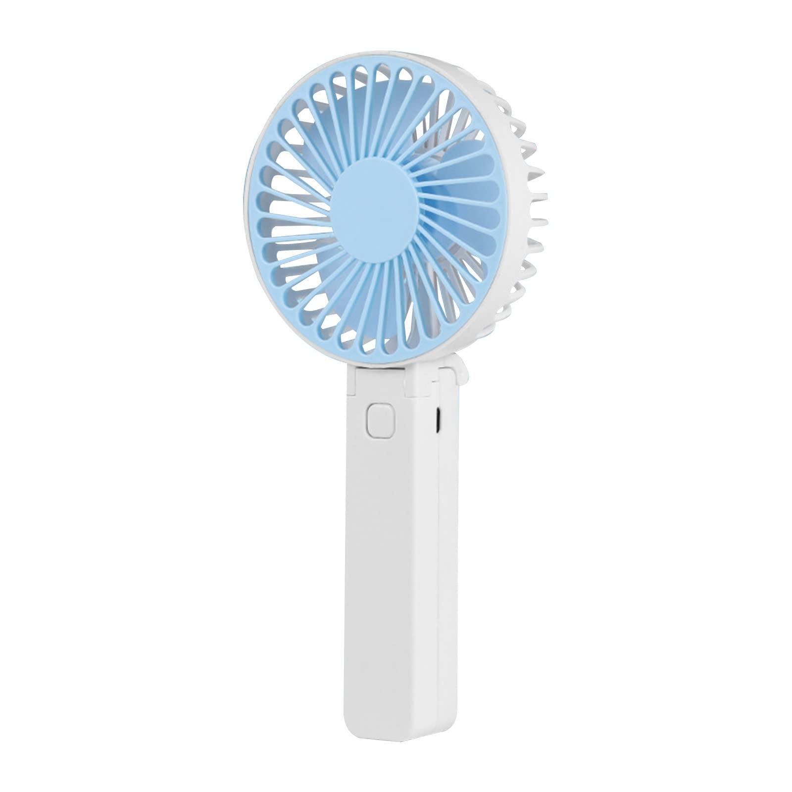 Comigeewa USB Rechargeable Mini Desktop Fan - Portable, Folding, Handheld Small Fan for Office, Home, Travel & Outdoor Use - MB0