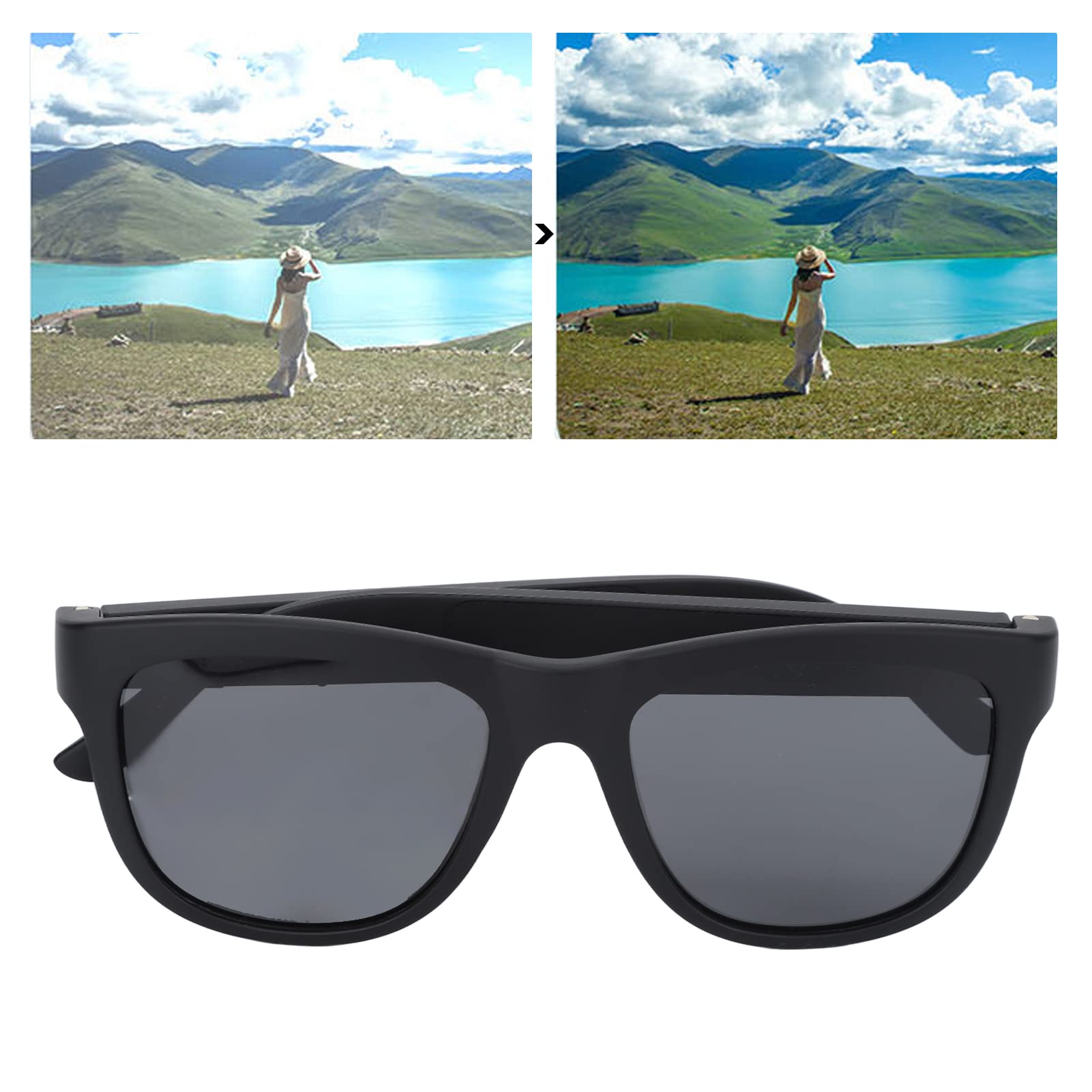 Low Latency Bluetooth Smart Sunglasses with Voice Control for Outdoor Sports, Running & Cycling - HD Audio & Sun Protection for Active Lifestyles