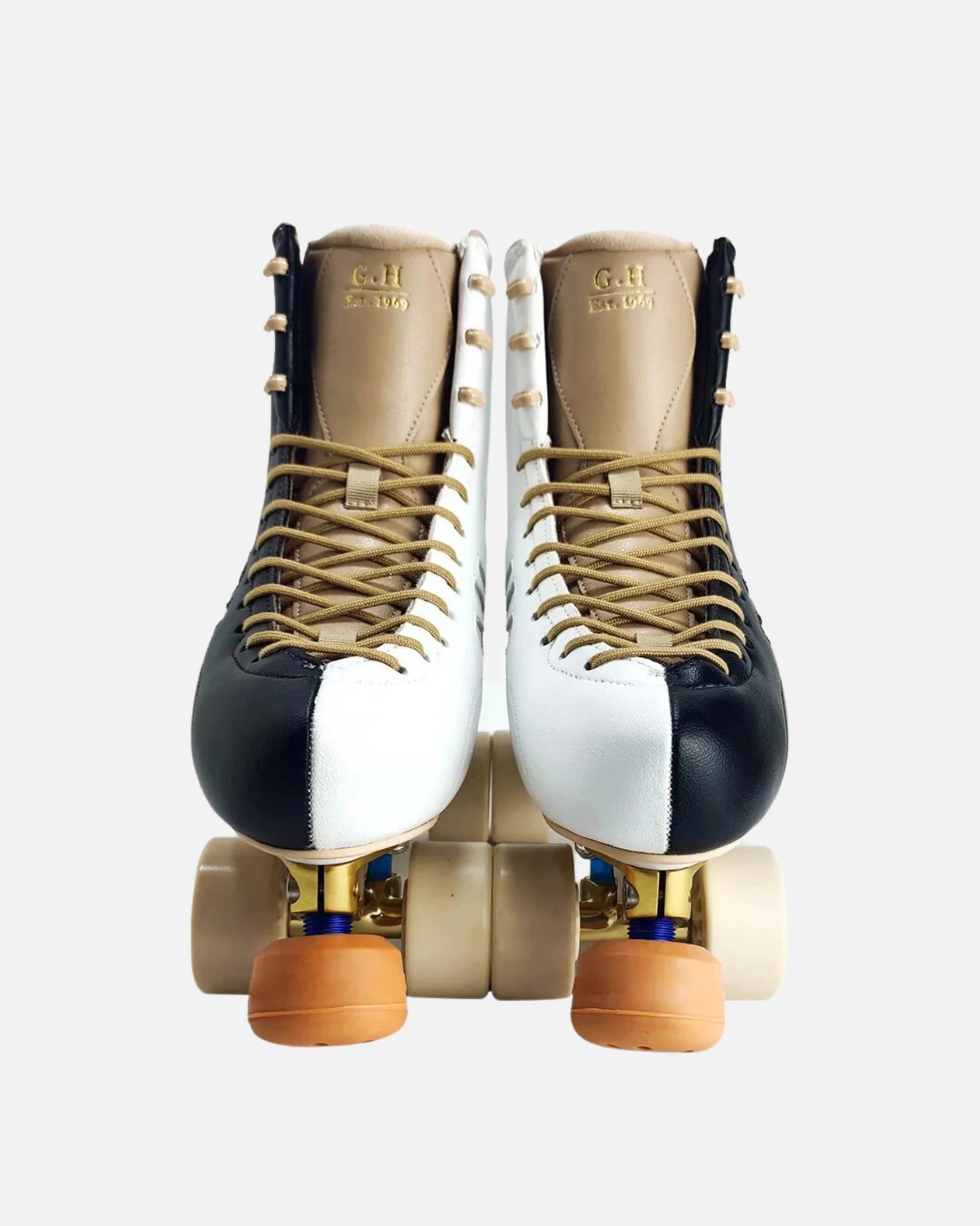 GH Dance Classic Diamond Quad Roller Skates for Women & Men - Color Jam Style with Vanguard/Jaboco Frame - Perfect for Roller Derby, Rink Skating & Outdoor Use