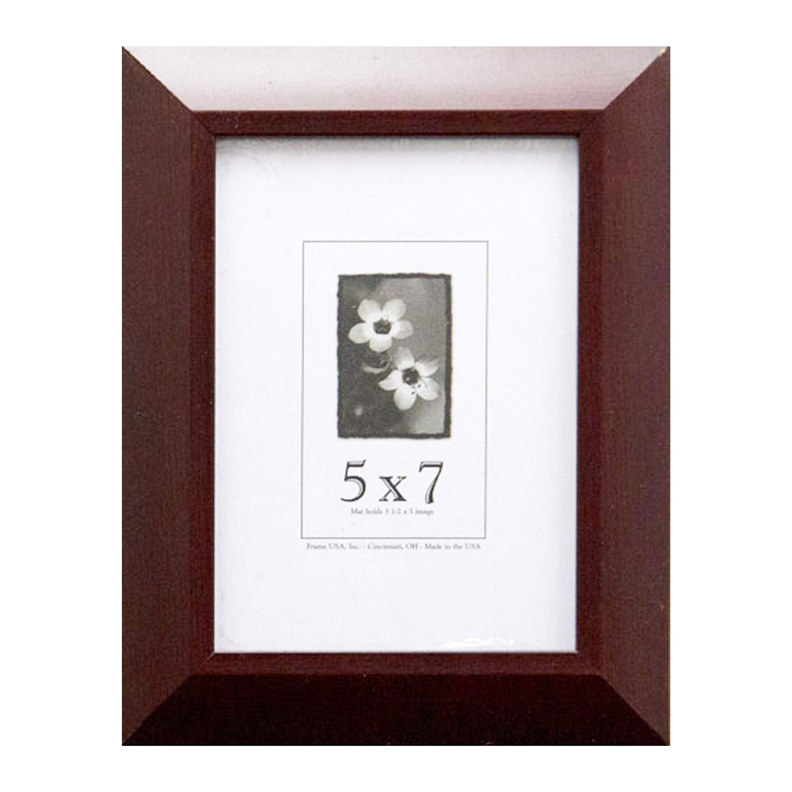 5x7 Polystyrene Poster Frames - Budget Saver Series (Cherry Finish) - Lightweight & Durable Picture Frames for Wall Display, Home Decor, Office Artwork, and Photo Collections