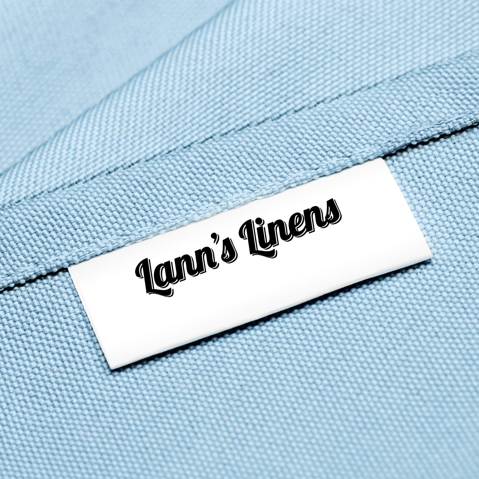Lann's Linens - 10 Pack Premium 90 Inch Round Polyester Tablecloths for Wedding, Banquet, Restaurant - Wrinkle Resistant, Stain Resistant - Light Blue Table Cover for Elegant Dining & Special Events