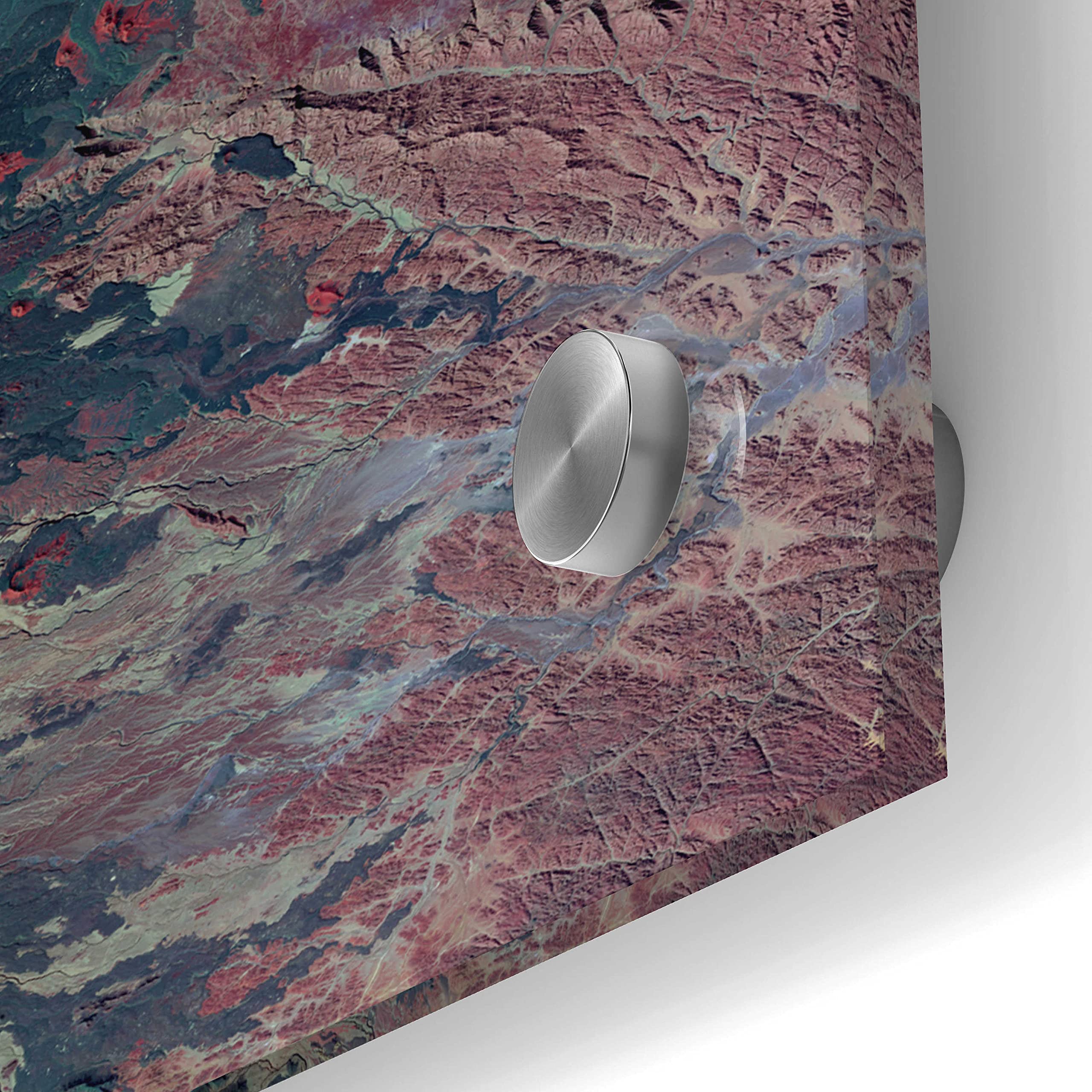 Epic 'Earth as Art: The Watcher' Acrylic Glass Wall Art - 24x24 Inches Modern Home Decor for Living Room, Bedroom & Office