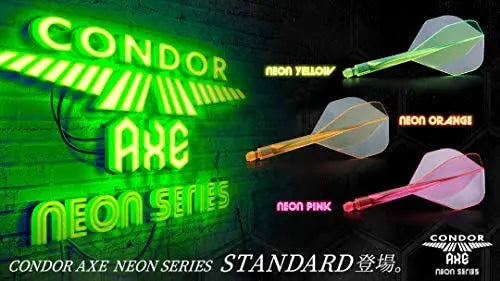 Condor AXE Dart Flights - Standard Size for Precision Dart Throwing | Perfect for Steel Tip & Soft Tip Darts | Great for Bars, Tournaments & Home Practice