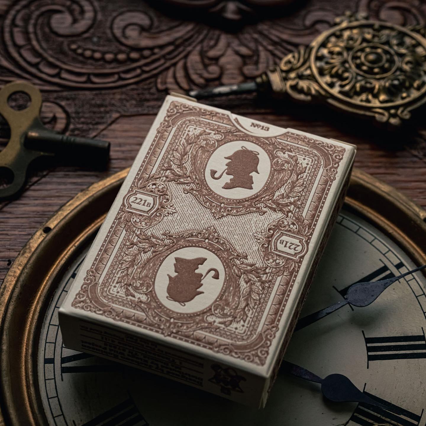 Sherlock Holmes Playing Cards - Premium Deck by Kings Wild Project - Perfect for Poker, Magic Tricks & Collectors